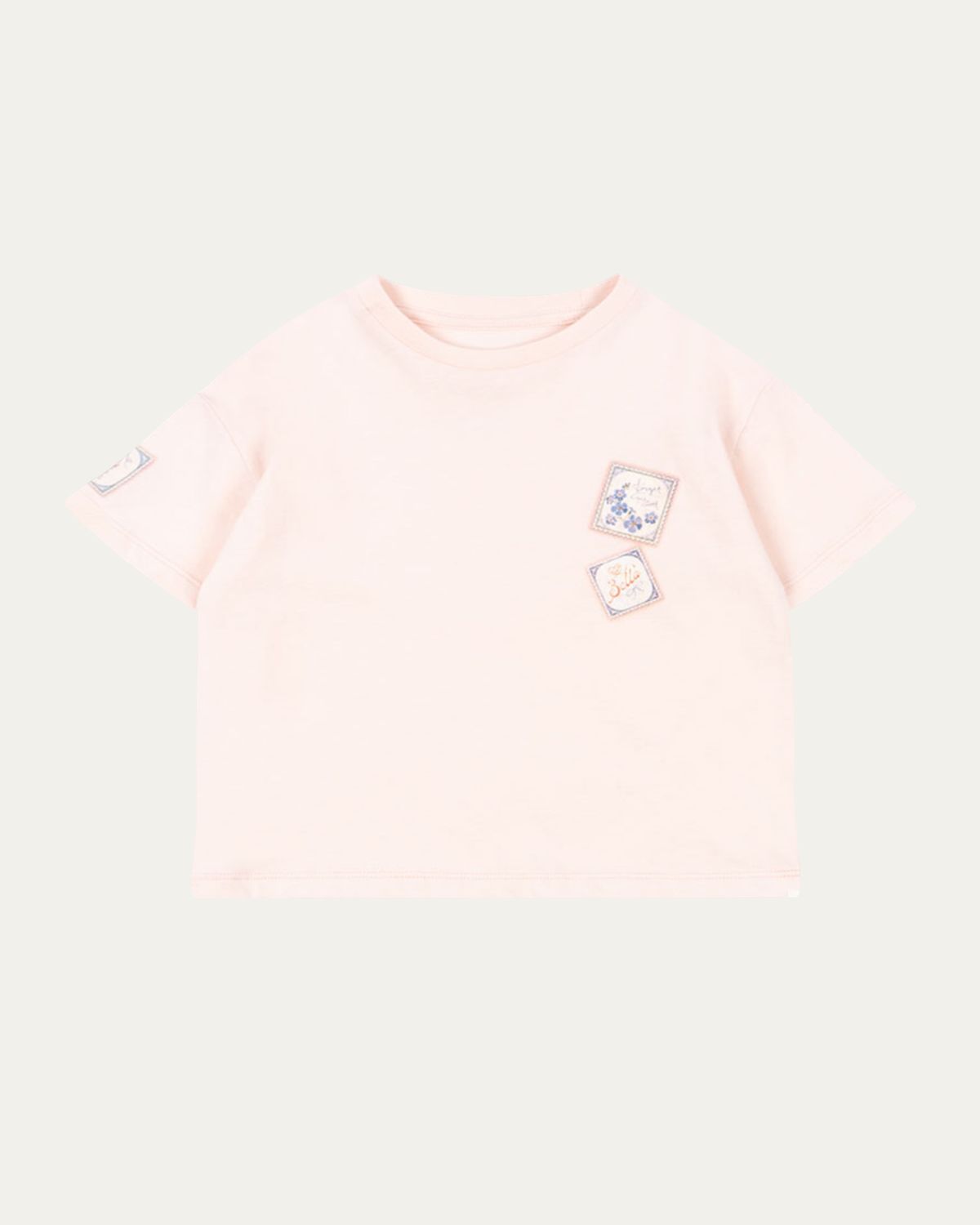 Konges Slojd Rosie H-W x Girl's Letter-Print Cotton T-Shirt, Size 12M-8