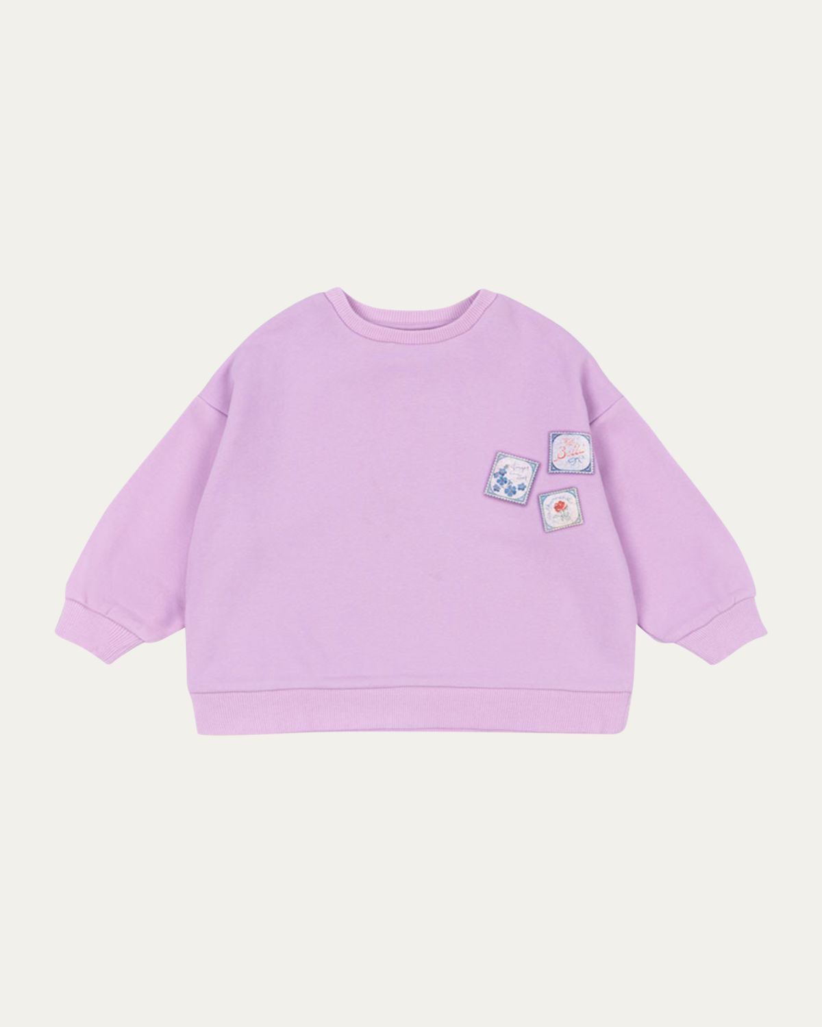 Konges Slojd Rosie H-W x Girl's Letter Stamp Sweatshirt, Size 12M-8