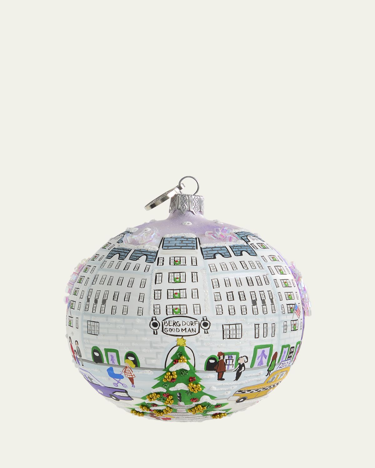 Michael Storrings Bergdorf Goodman Storefront 2025 Christmas Ornament