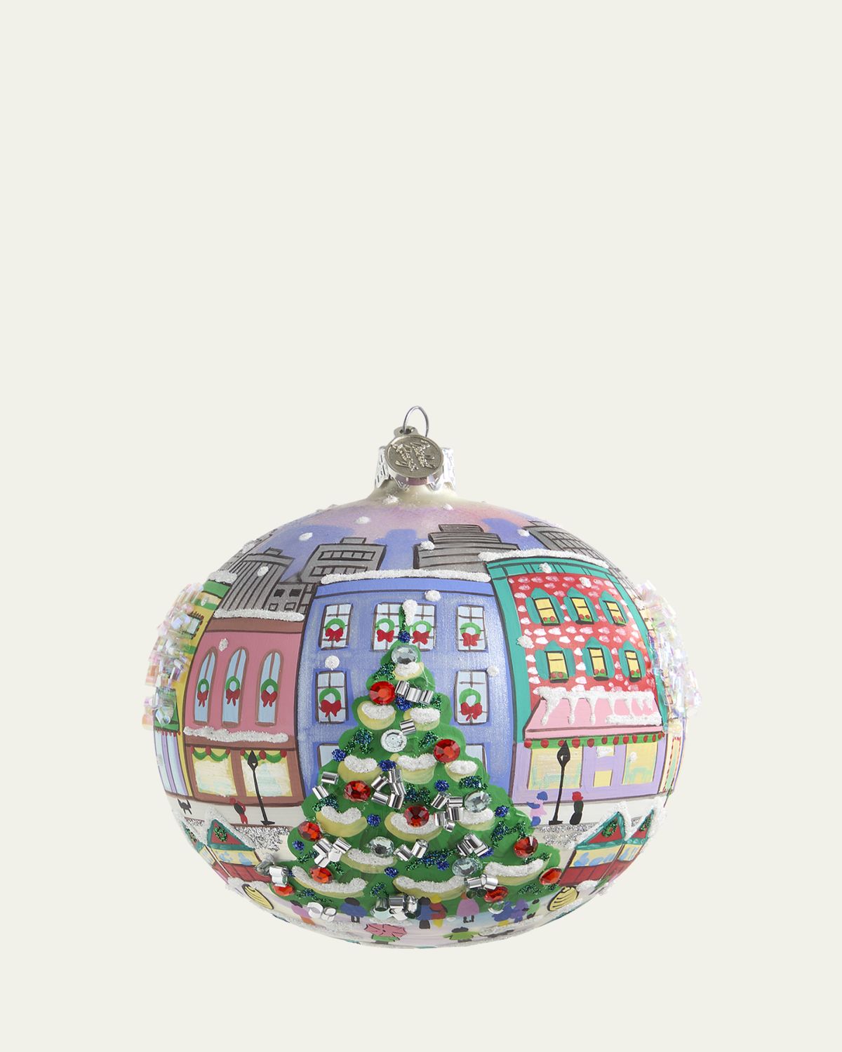 Michael Storrings Christmas Market in the City Ornament