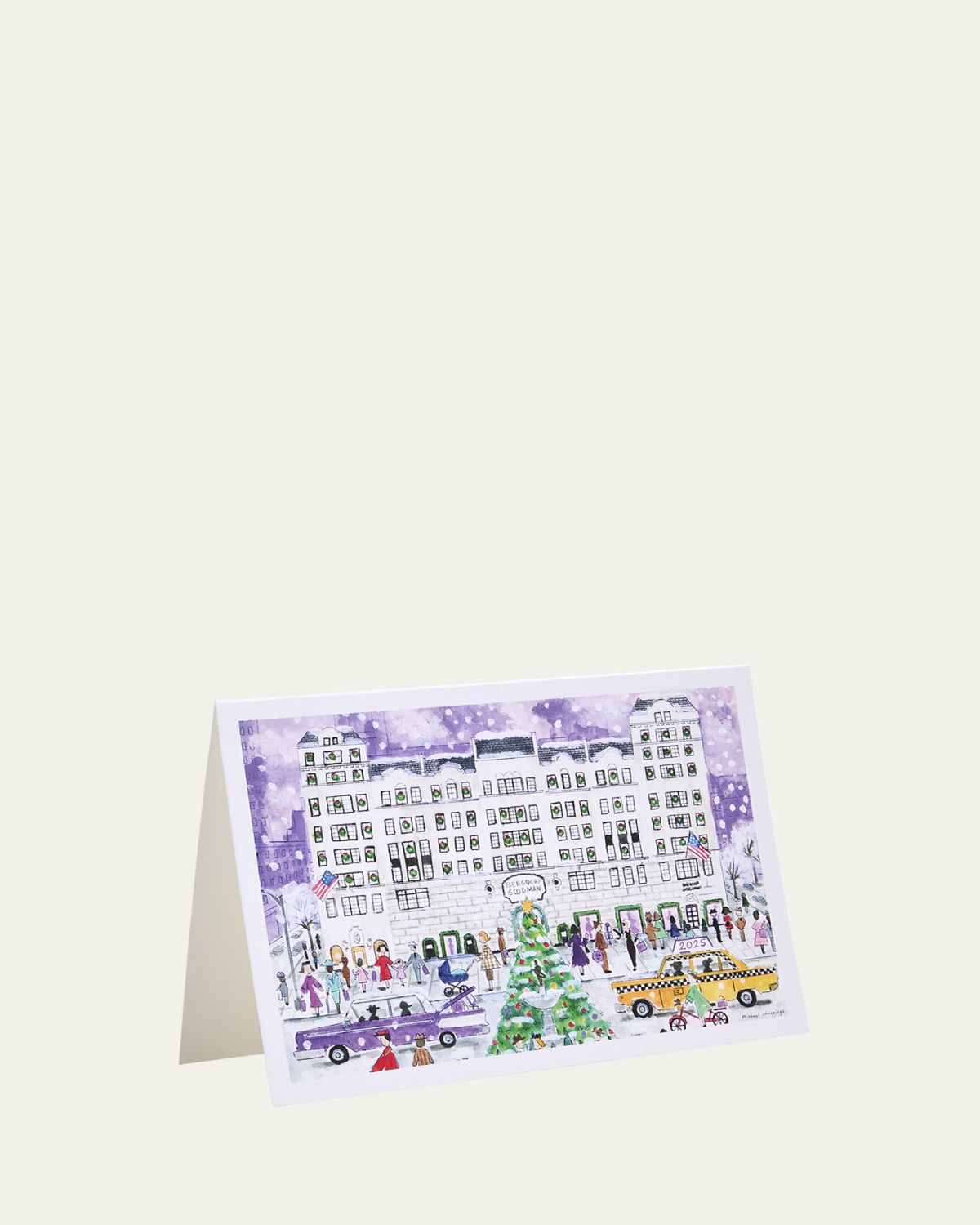 Michael Storrings Bergdorf Goodman Holiday Note Cards, Set of 8