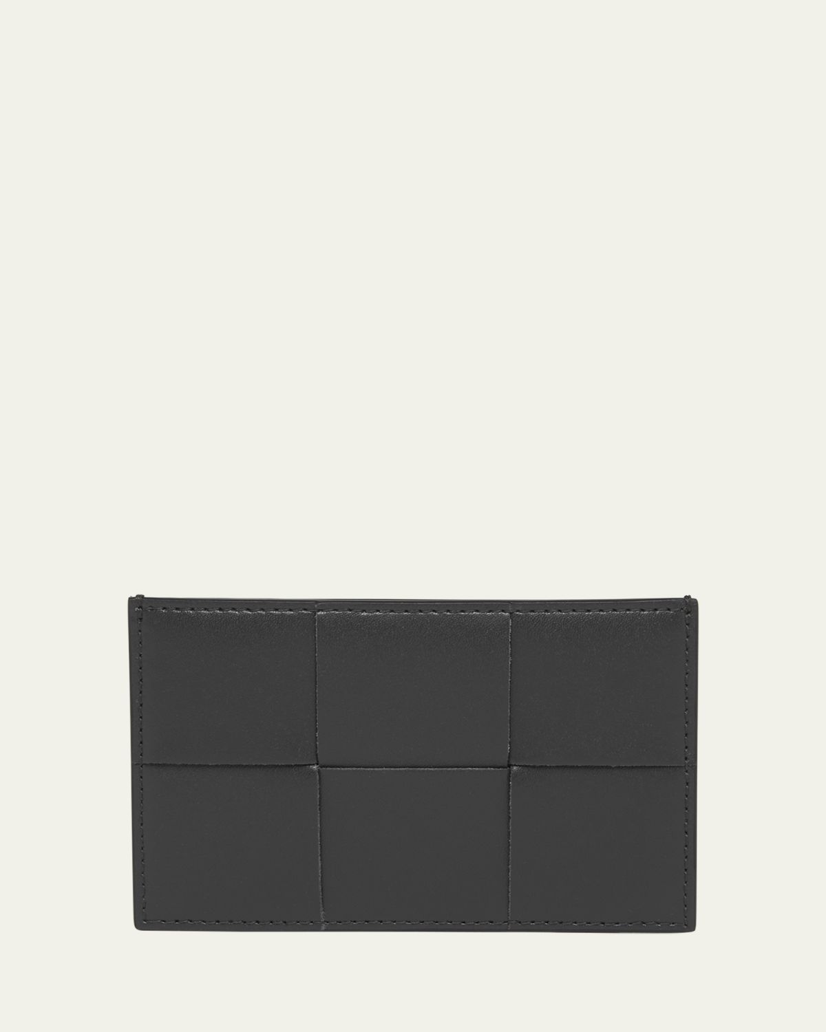Bottega Veneta Men's Woven Leather Card Case