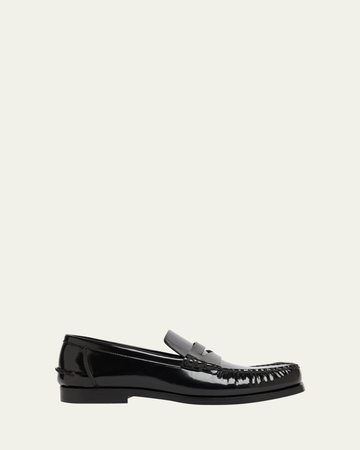 Bottega Veneta Soft Leather Penny Loafers
