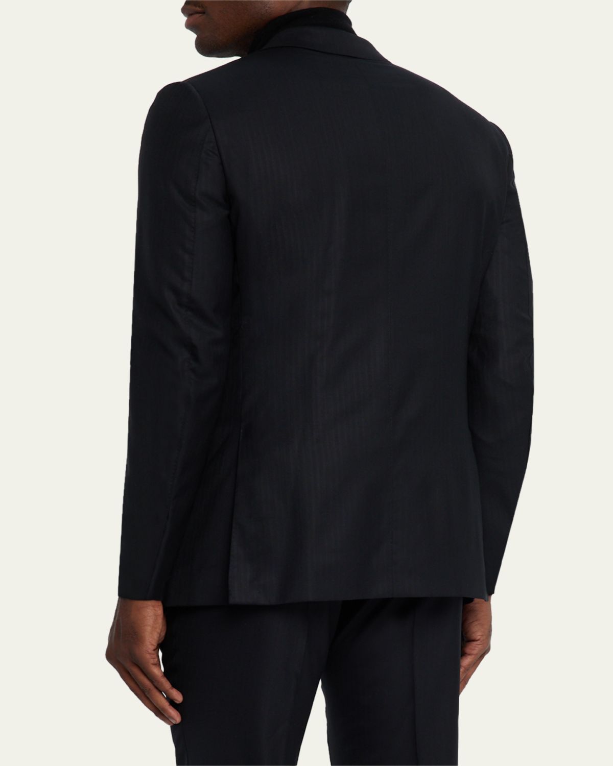 ZEGNA Men's Centoventimila Wool Tonal Stripe Suit | Thumbnail 3
