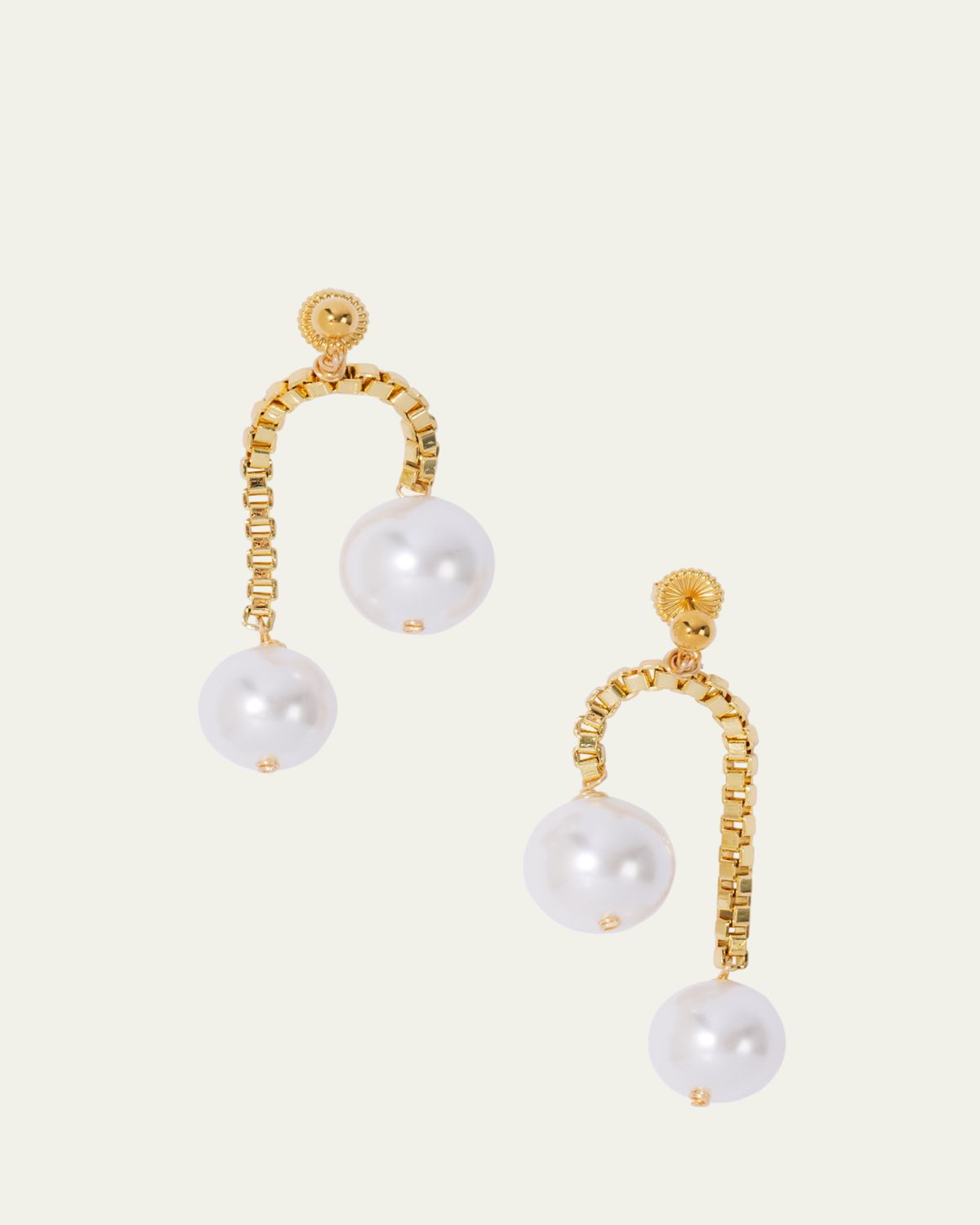 PEARL OCTOPUSS.Y Neptune Snakes Earrings