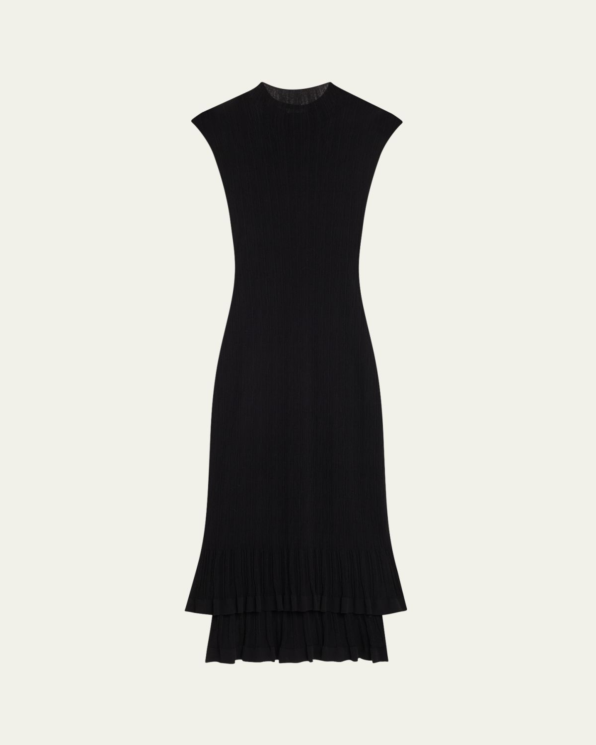 A.L.C. Kennedy Mock-Neck Plisse Dress