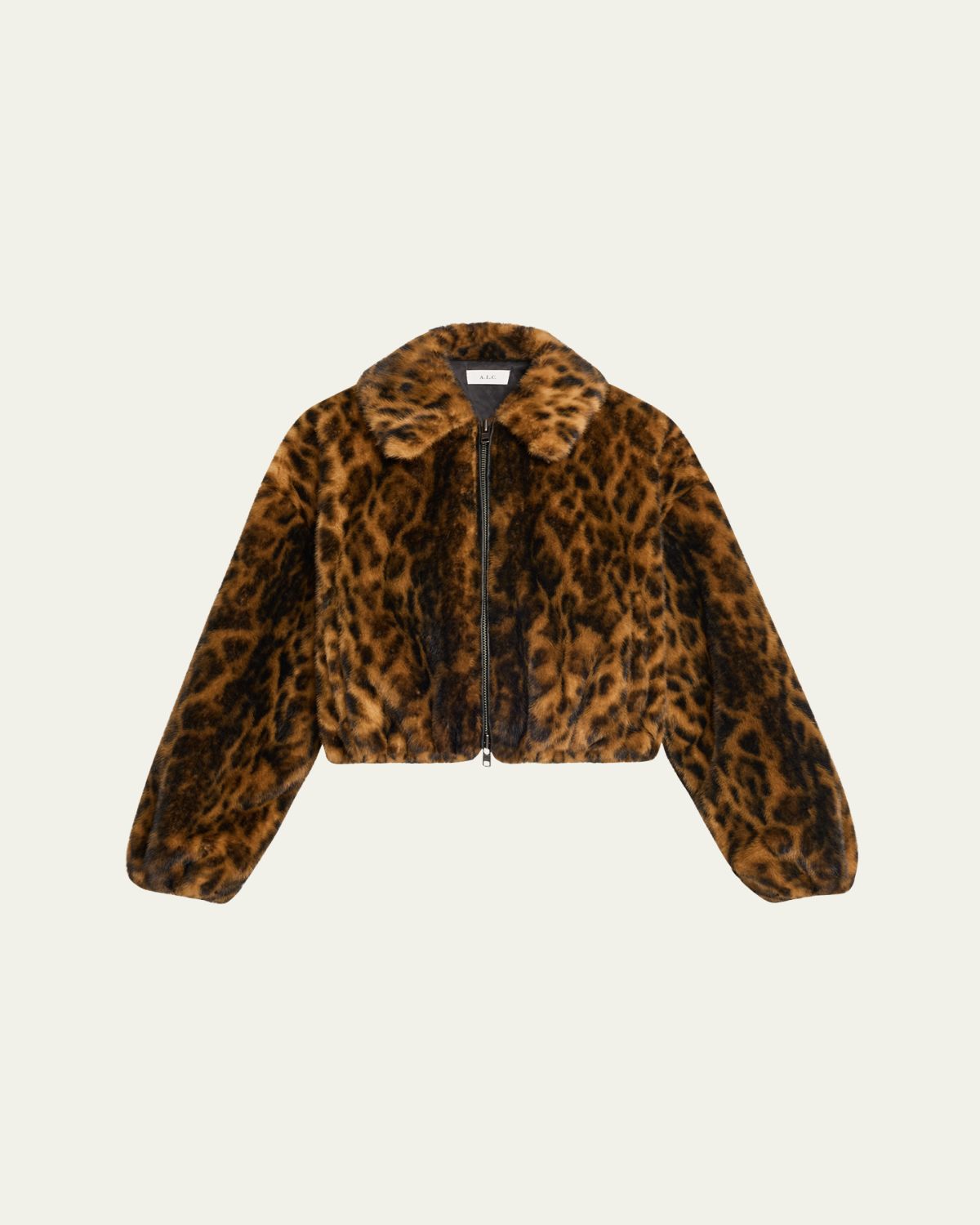 A.L.C. Esme Leopard Faux Fur Jacket