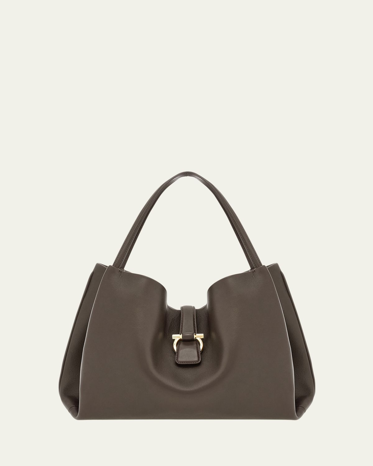 Ferragamo Medium Leather Tote Bag