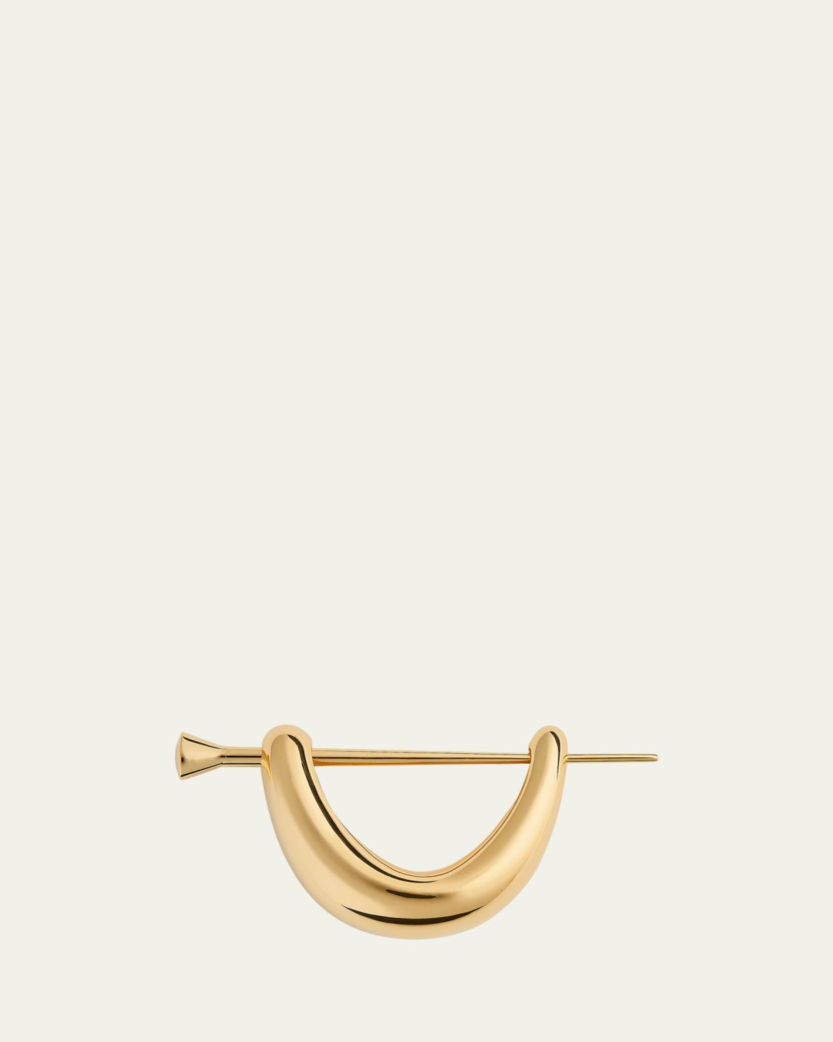 Bottega Veneta Gold-Tone Hair Clip