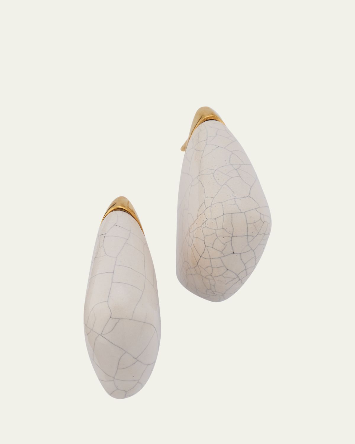Bottega Veneta Small Fin Ceramic Earrings | Thumbnail 5 Bottega Veneta Small Fin Ceramic Earrings | Thumbnail 5