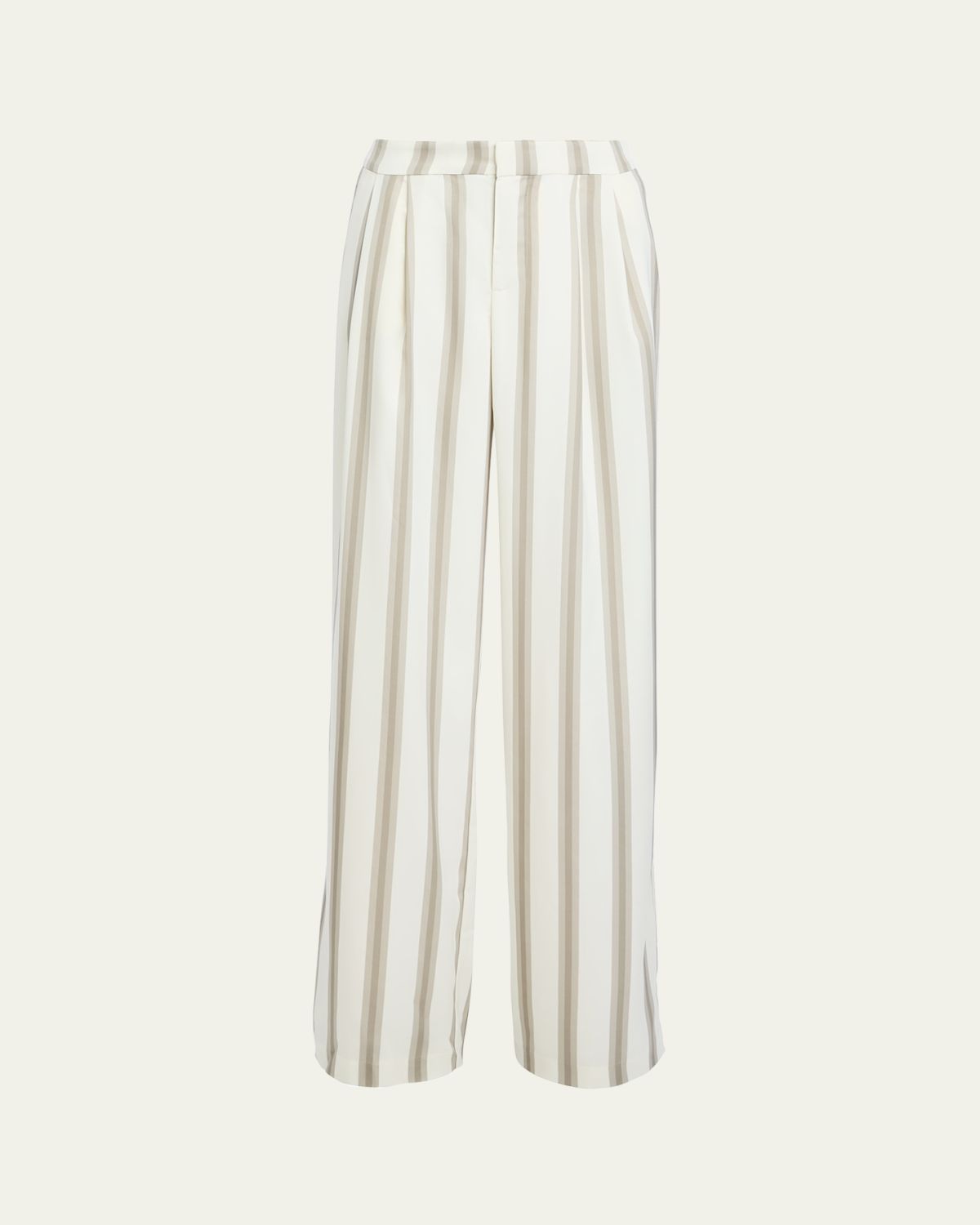 SEROYA Marlowe Striped Satin Pants