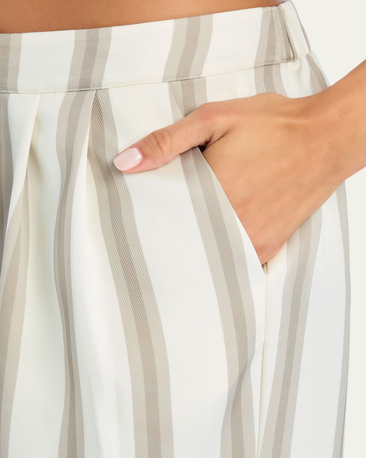 SEROYA Marlowe Striped Satin Pants | Thumbnail 5