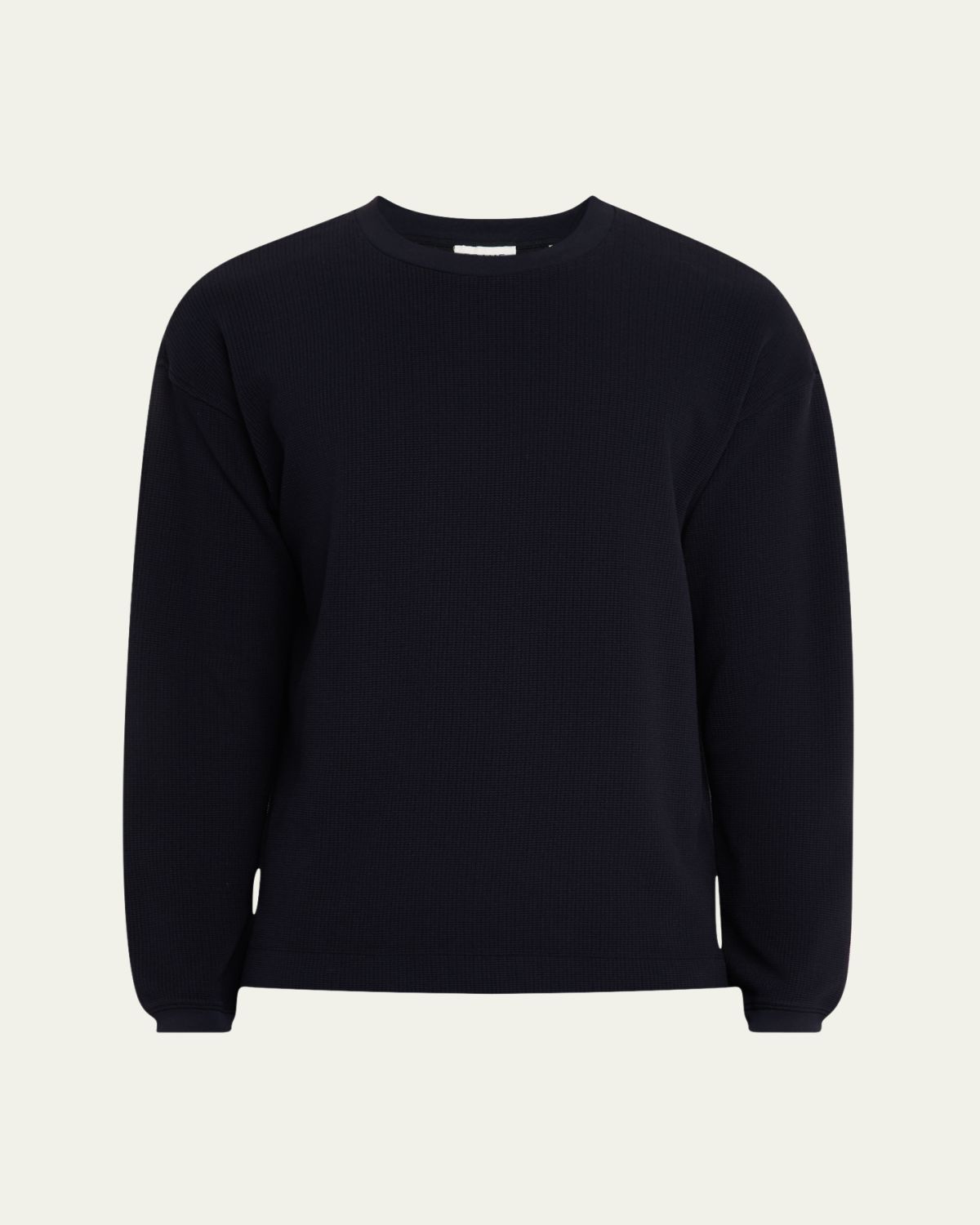 FRAME Men's Cotton Waffle Textured Long-Sleeve T-Shirt