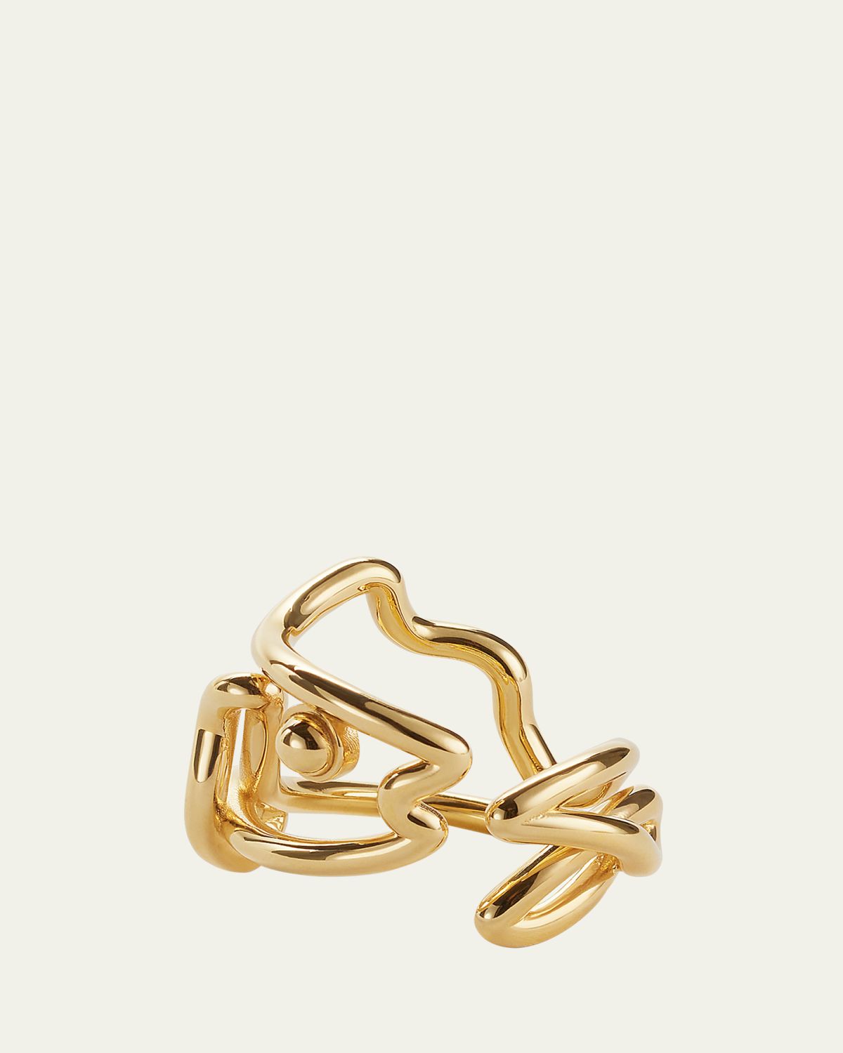 Bottega Veneta Open Fish Ring