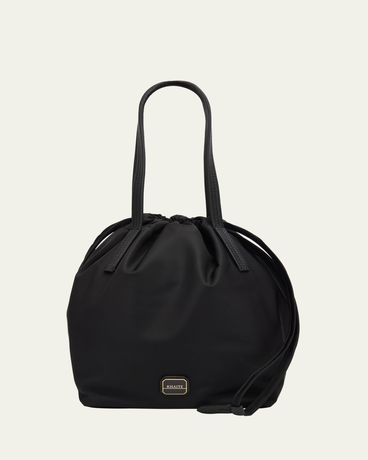 Khaite Rory Nylon Drawstring Bucket Bag