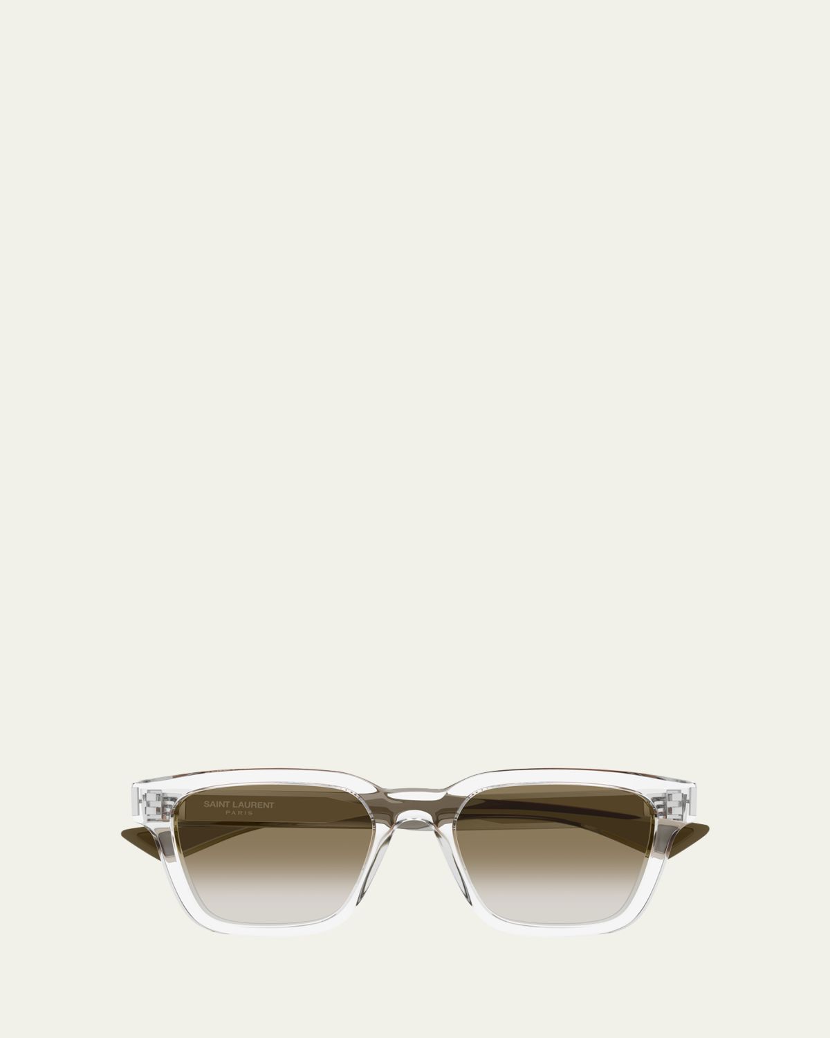 Saint Laurent Men's Sl 790f Recycled Acetate Rectangle Sunglasses