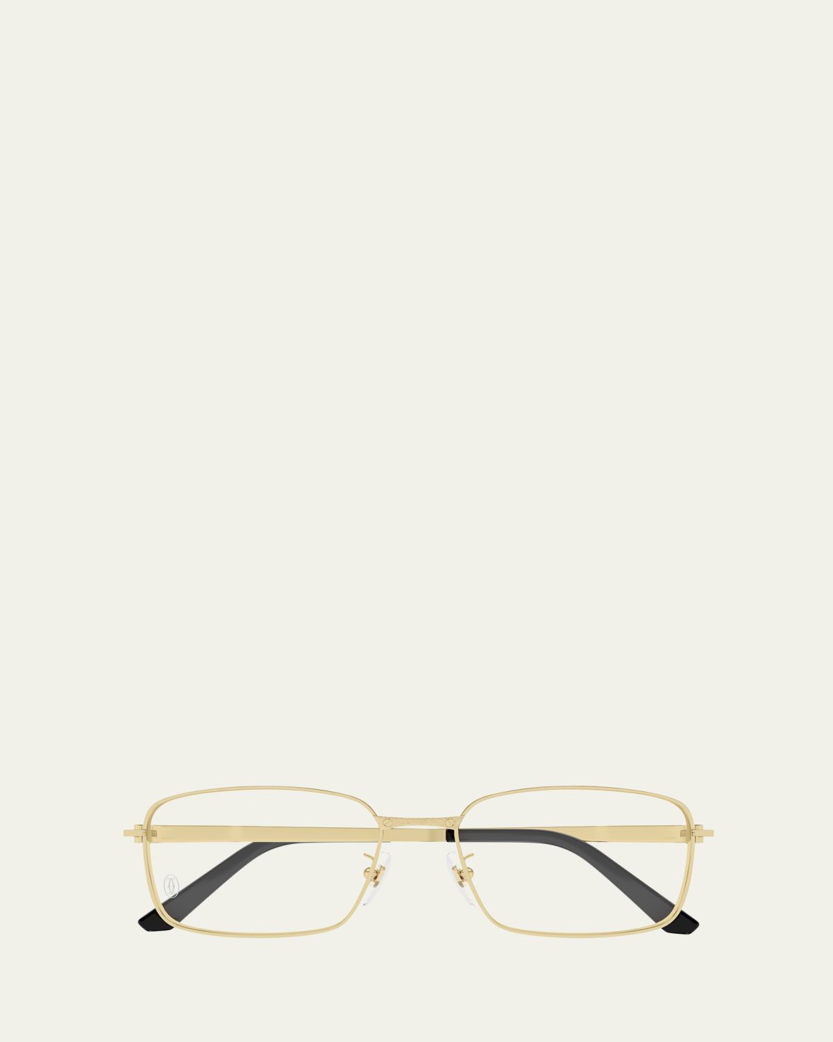 Cartier Men's CT0555OA Titanium Rectangle Optical Frames