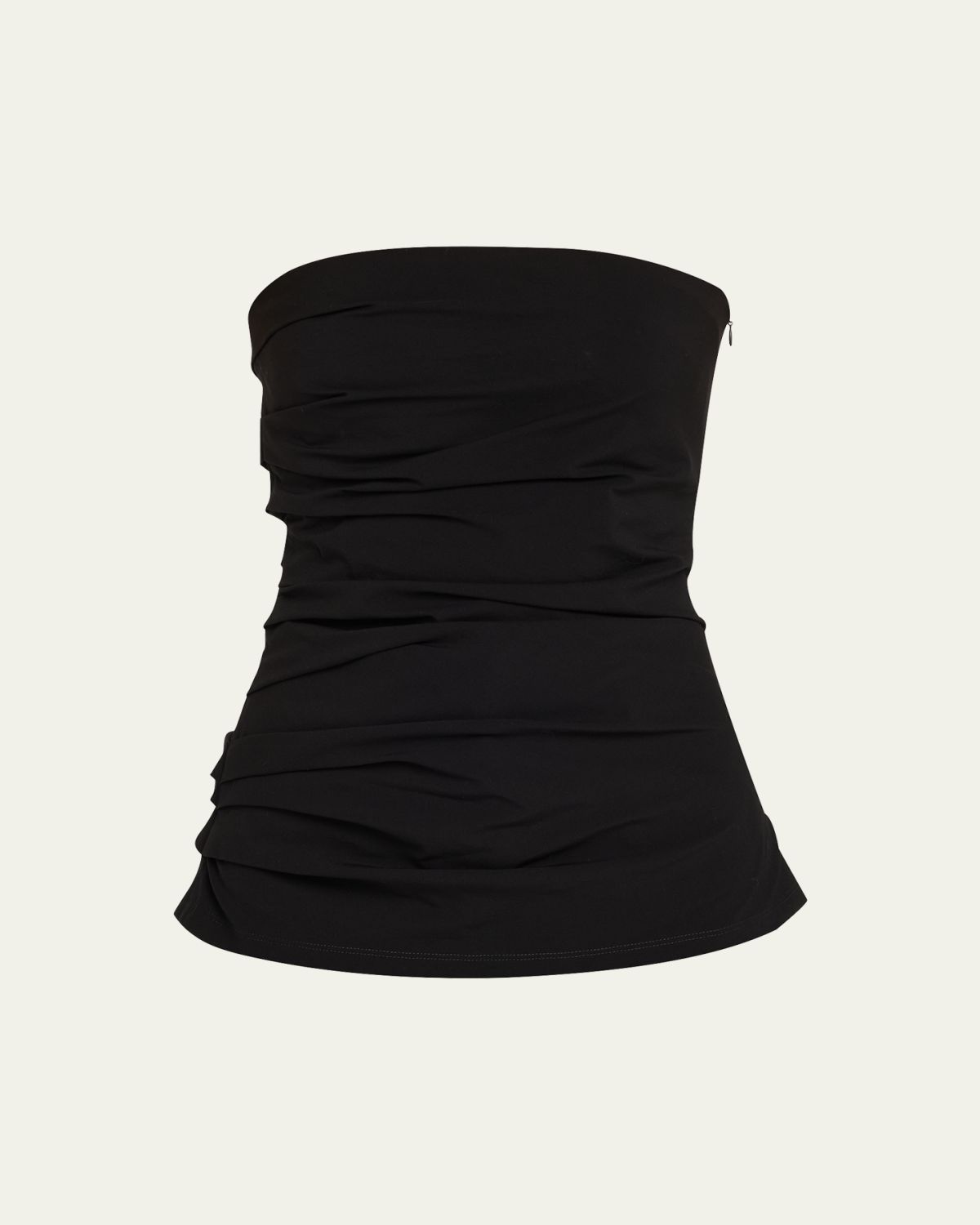 Proenza Schouler Lena Strapless Draped Bi-Stretch Top
