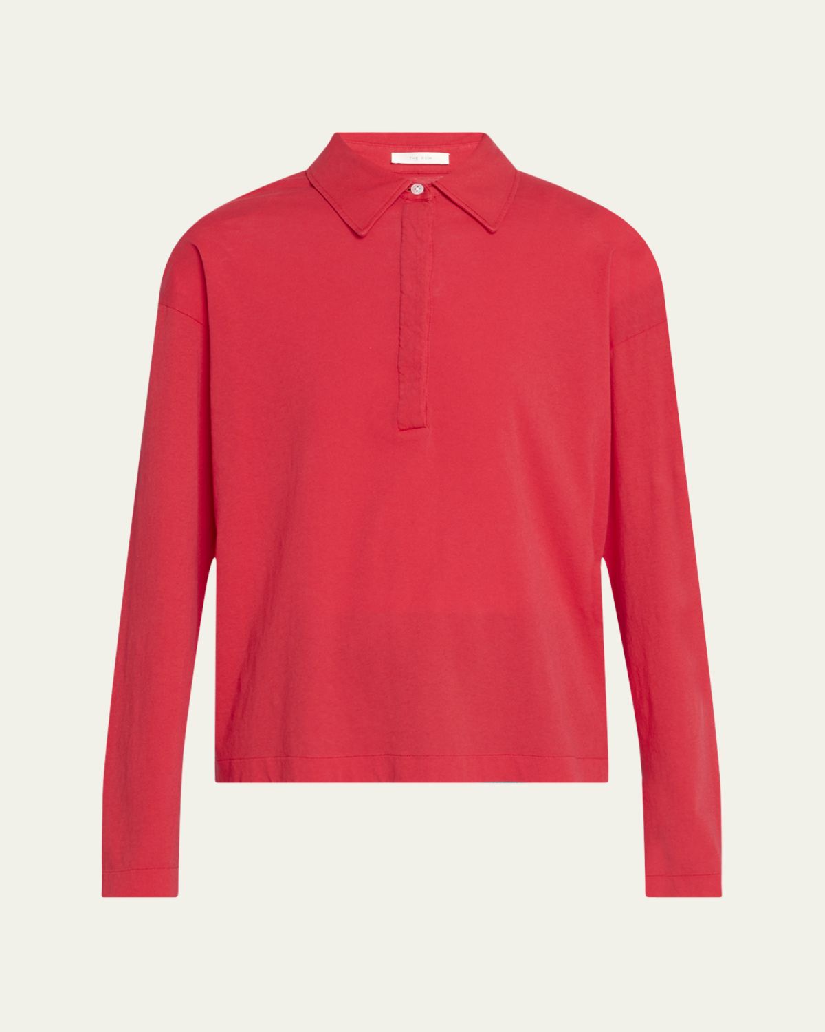 THE ROW Roddie Oversized Polo Top