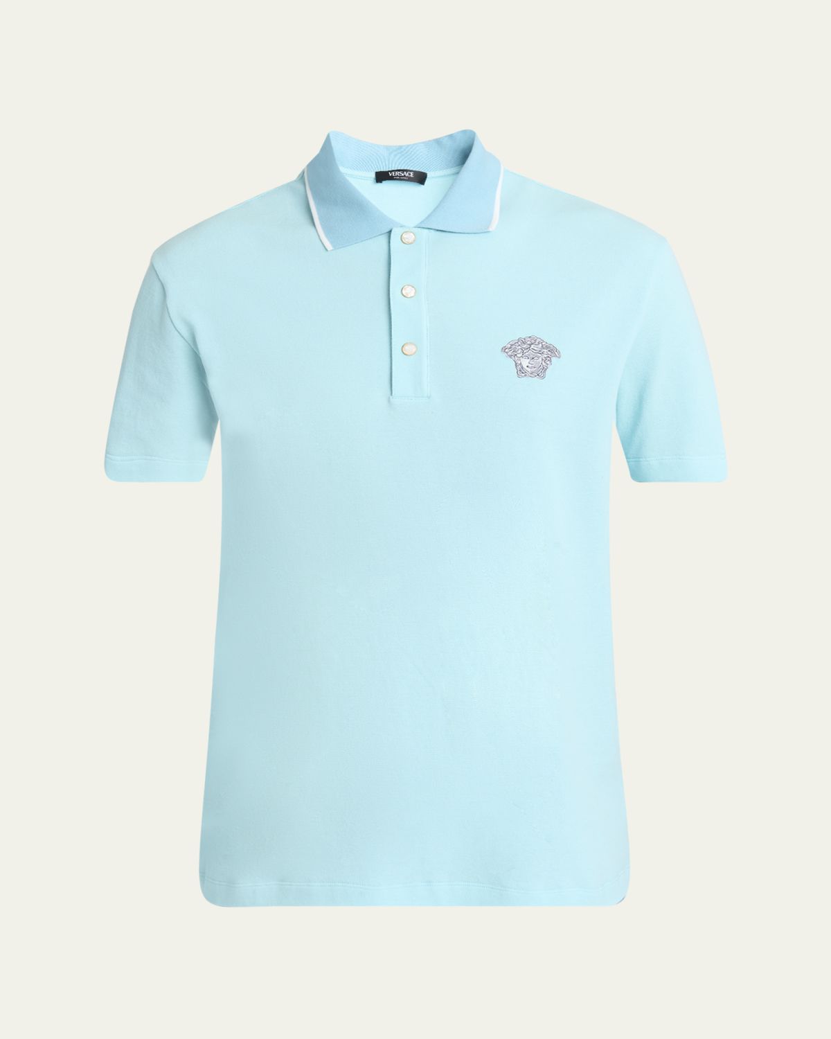 Versace Men's Medusa Pique Polo Shirt