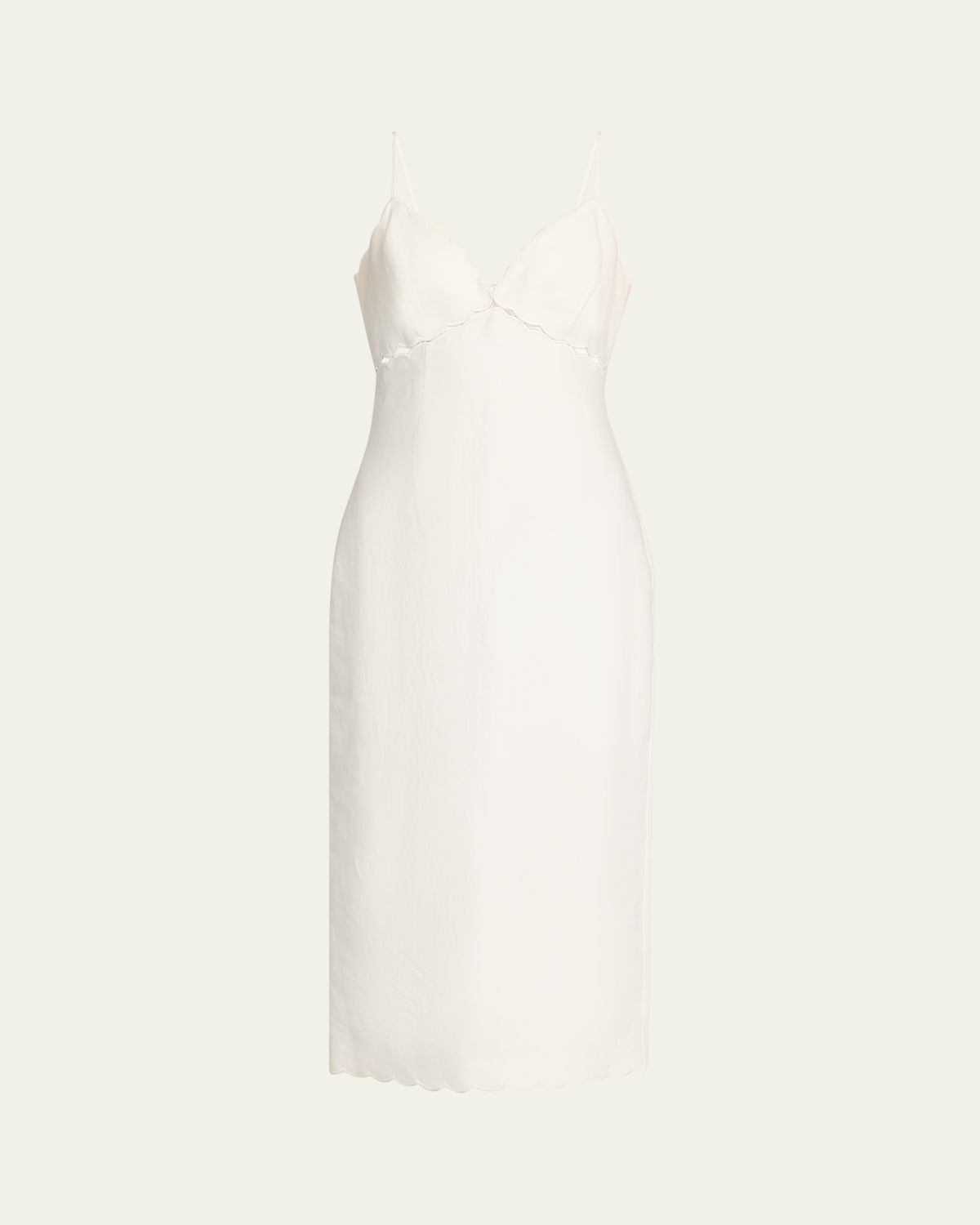 LoveShackFancy Sydelle Cutout Midi Dress