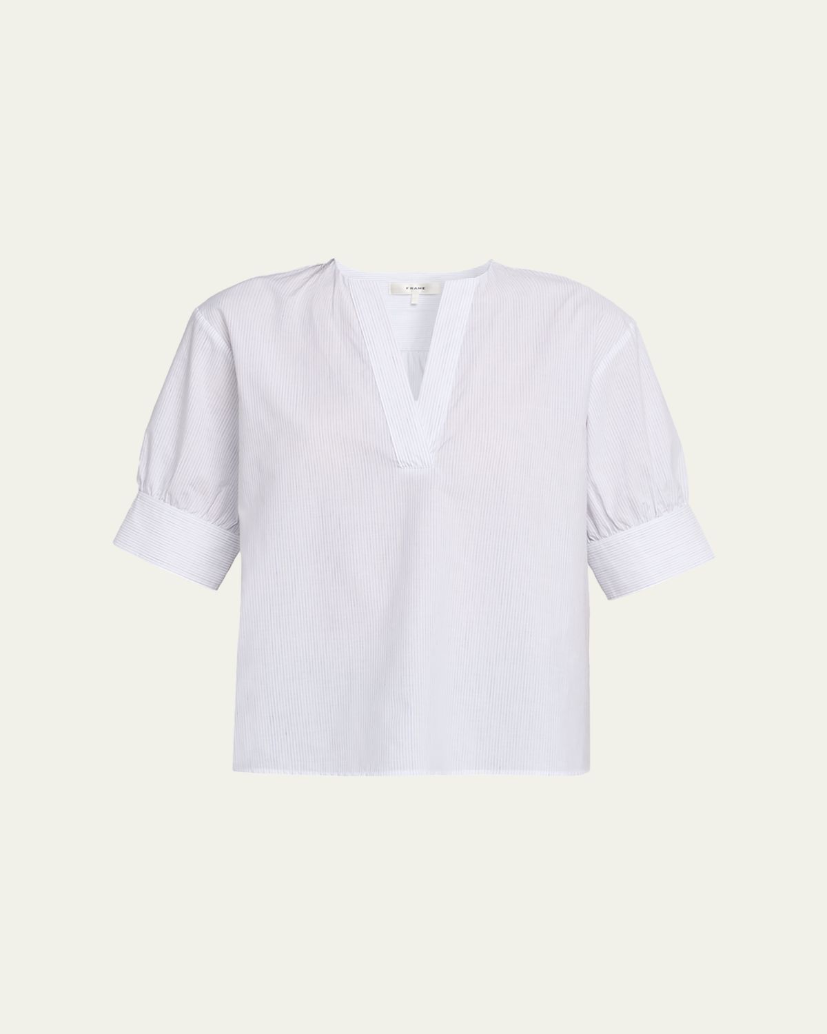 FRAME The V-Neck Popover