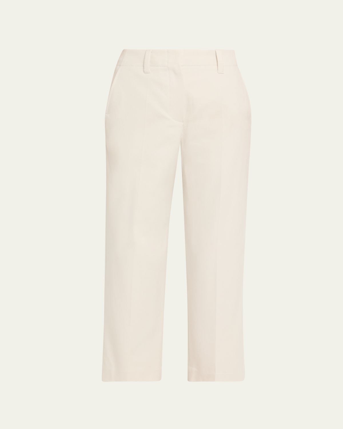 Brunello Cucinelli Straight-Leg Cotton Trousers