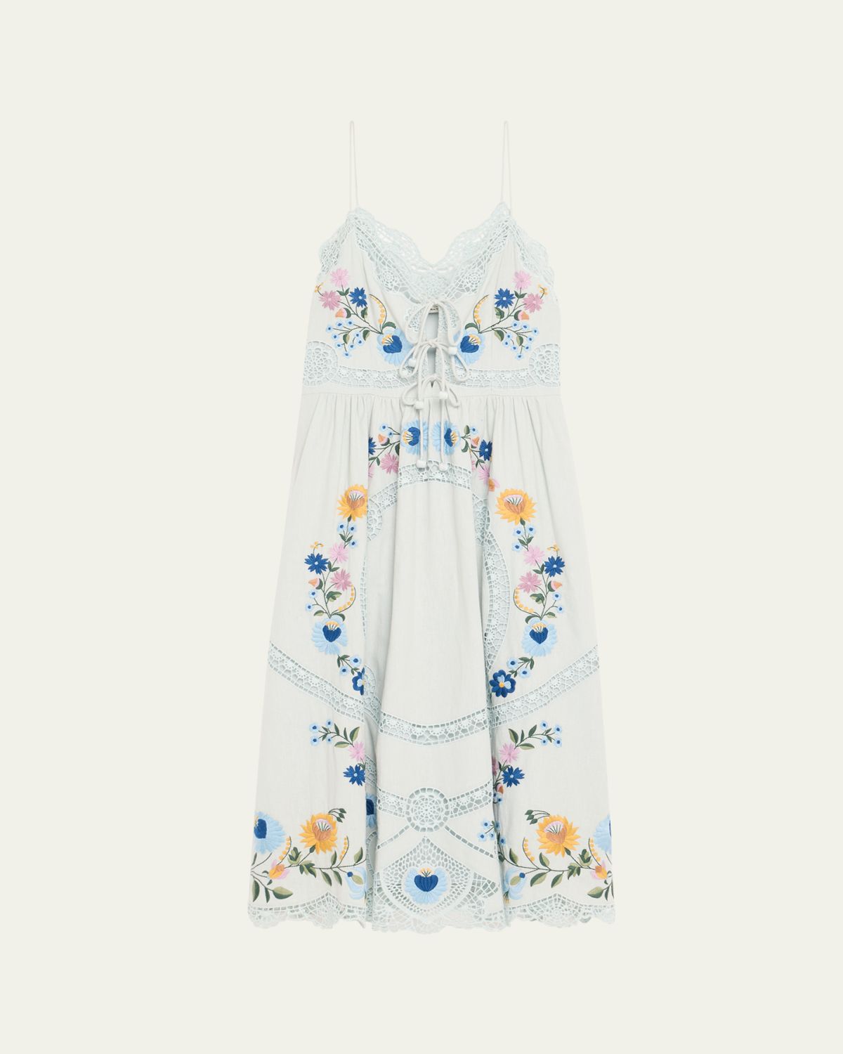 Sea Celia Floral Embroidered Slip Dress