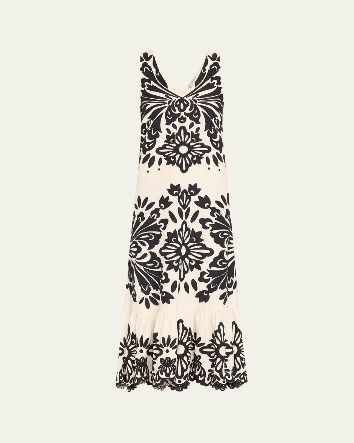 Sea Liliana Sleeveless Appliqué Dress