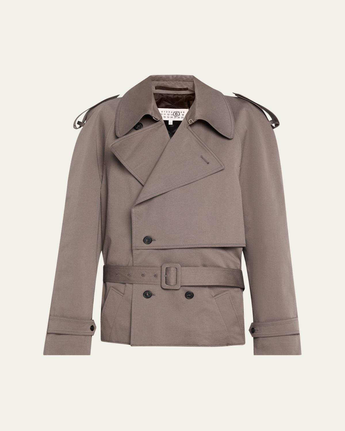 MM6 Maison Margiela Boxy Trench-Style Sports Jacket