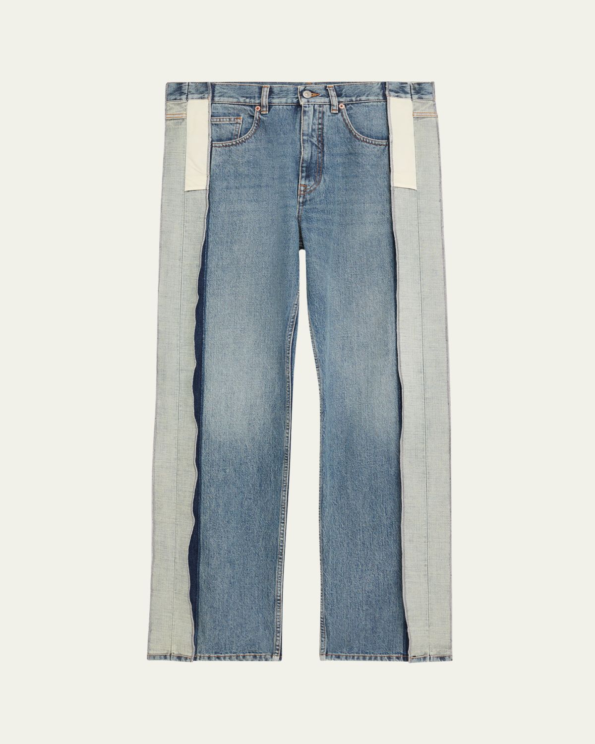 MM6 Maison Margiela Deconstructed Straight-Leg Jeans
