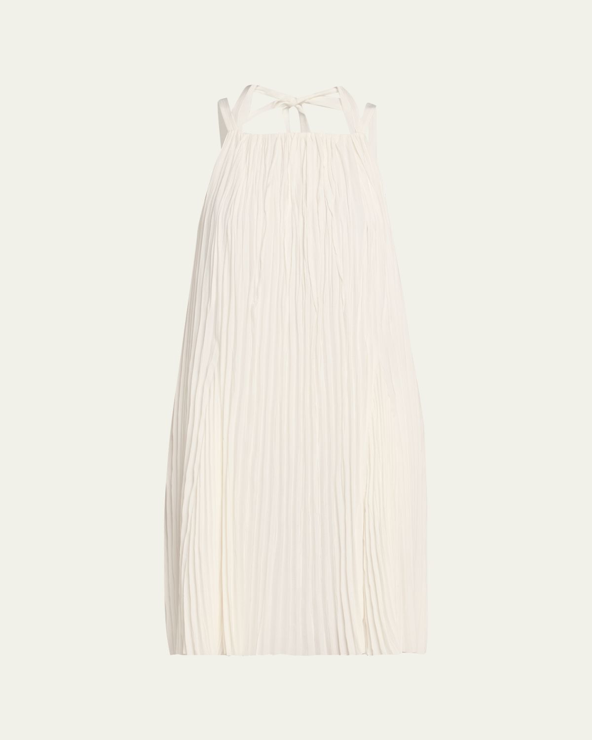 Vince Pleated A-Line Halter Dress with Pockets | Thumbnail 8