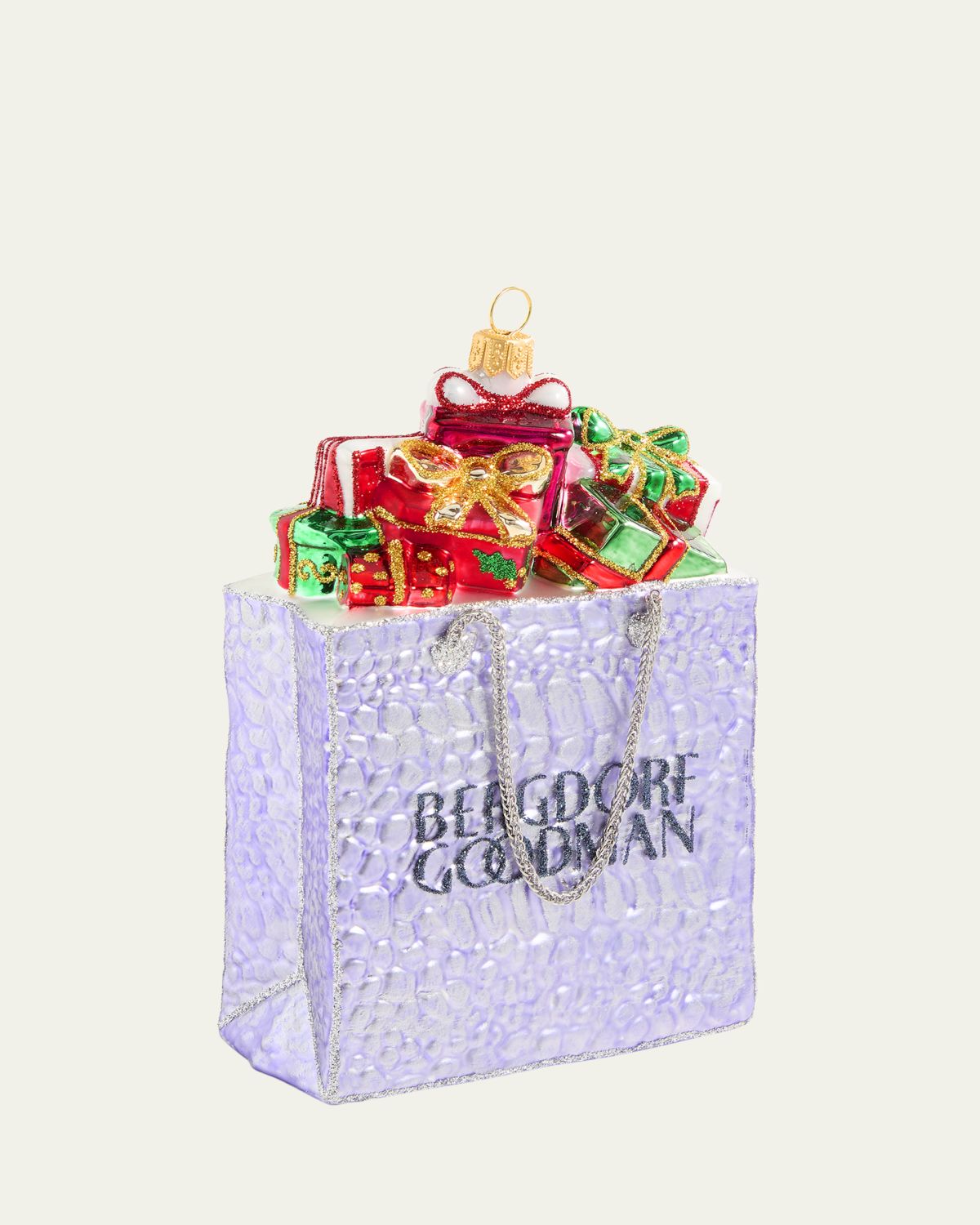 Bergdorf Goodman Shopping Bag Christmas Ornament