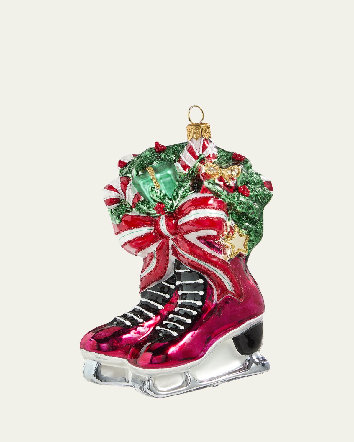 Bergdorf Goodman Christmas Ice Skates Ornament