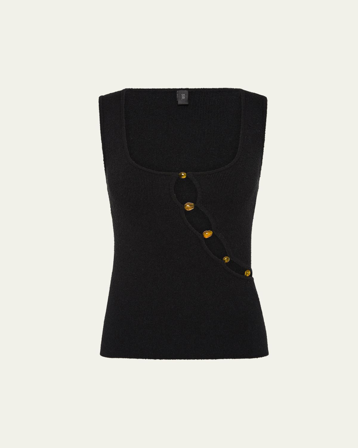 SIR Chiara Beaded Knit Tank Top
