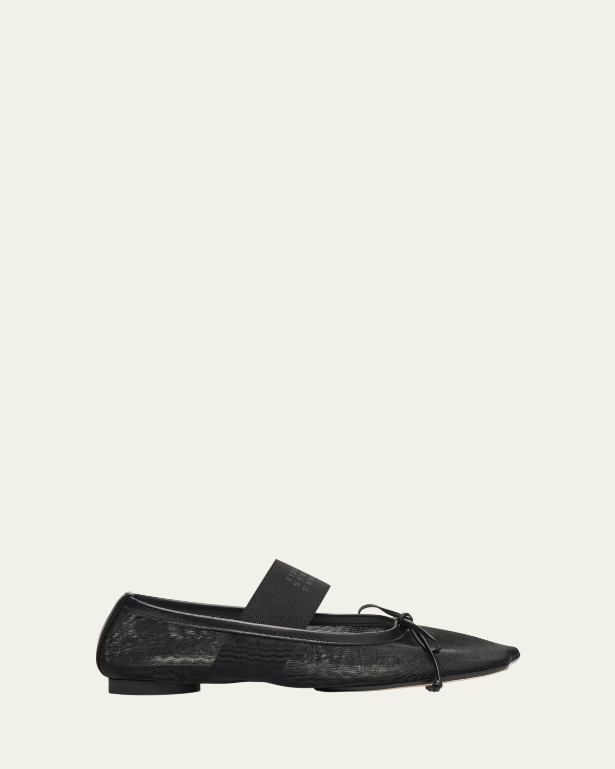 MM6 Maison Margiela Mesh Anatomic Numeric Ballerina Flats