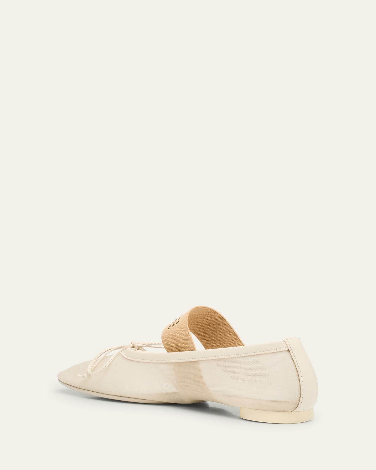 MM6 Maison Margiela Mesh Anatomic Numeric Ballerina Flats | Thumbnail 4