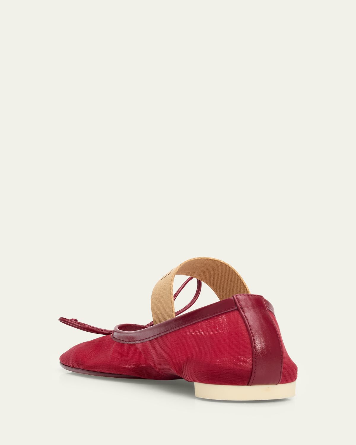 MM6 Maison Margiela Mesh Anatomic Numeric Ballerina Flats | Thumbnail 8