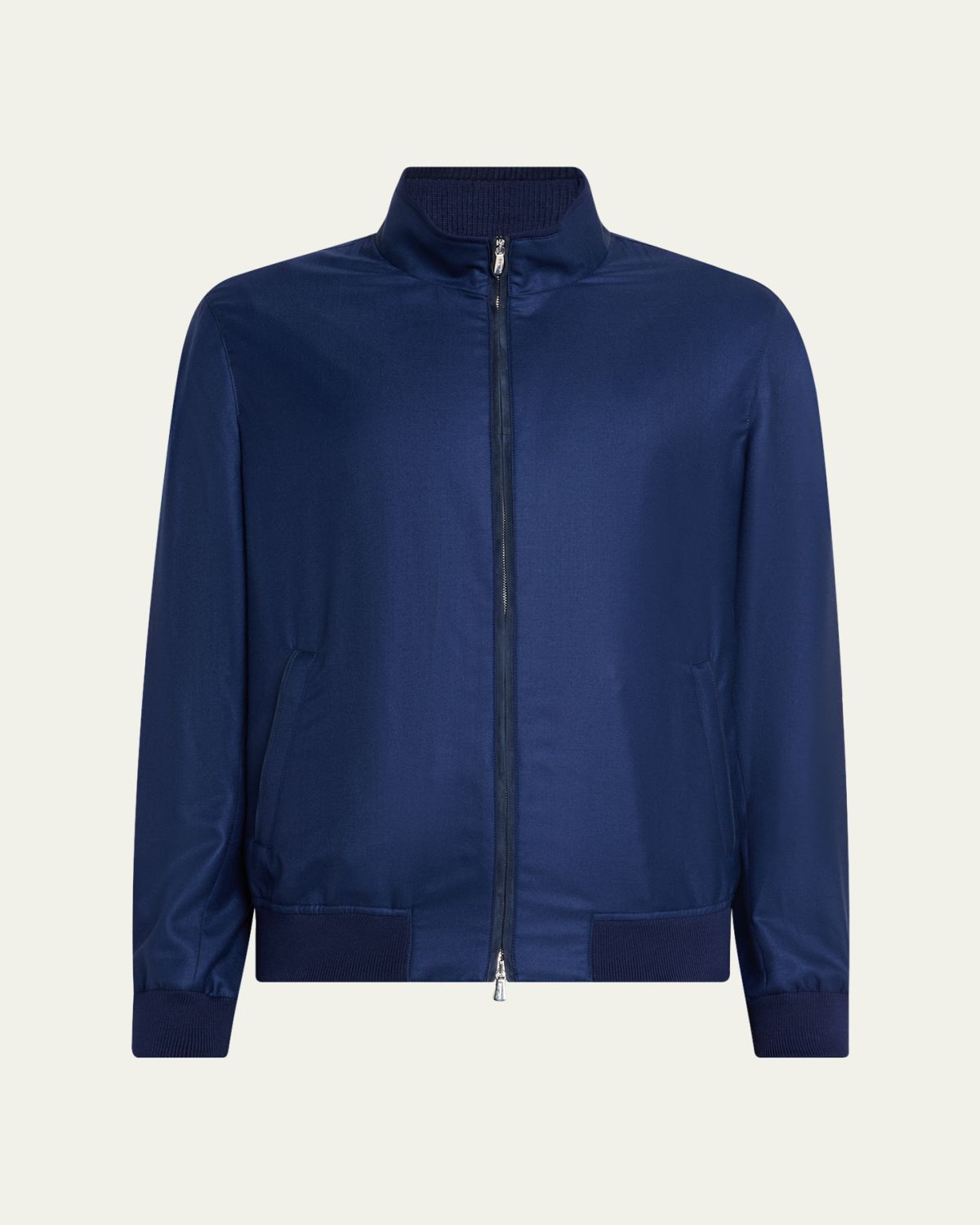 Mandelli Men's Cashmere ZIp-Front Blouson Jacket