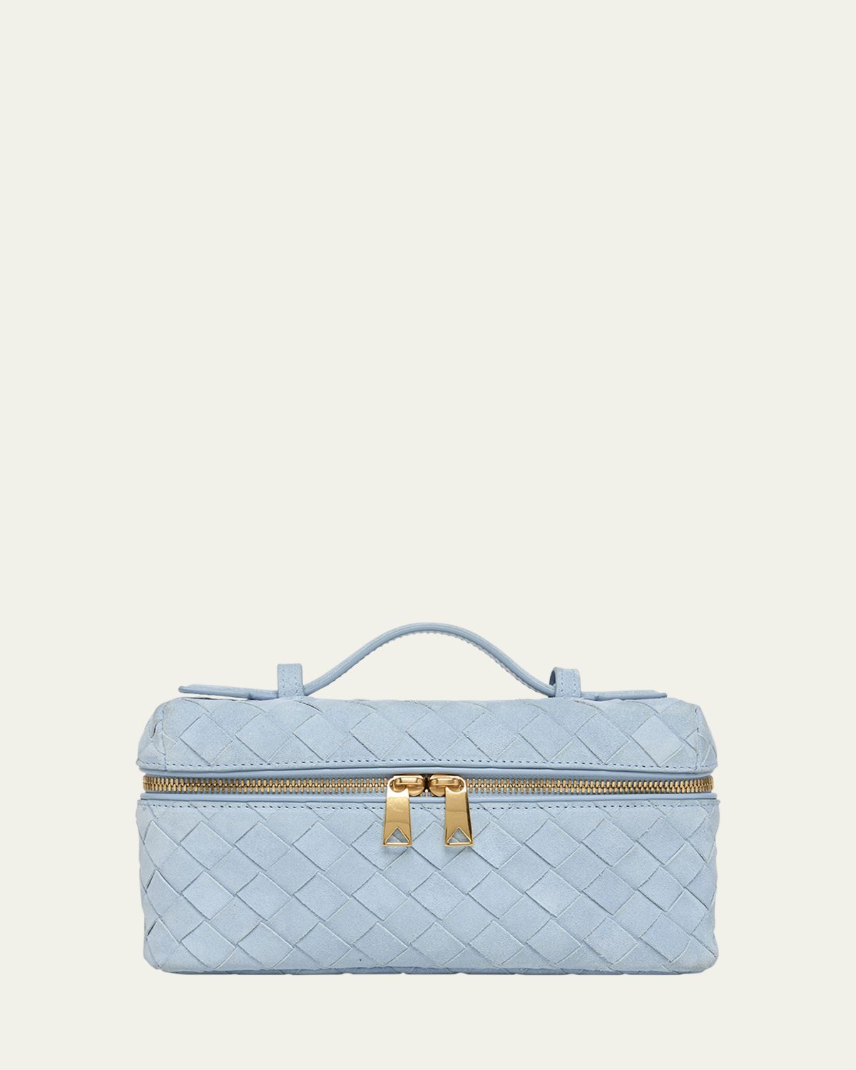 Bottega Veneta Bang Bang Vanity Intrecciato Suede Crossbody Bag