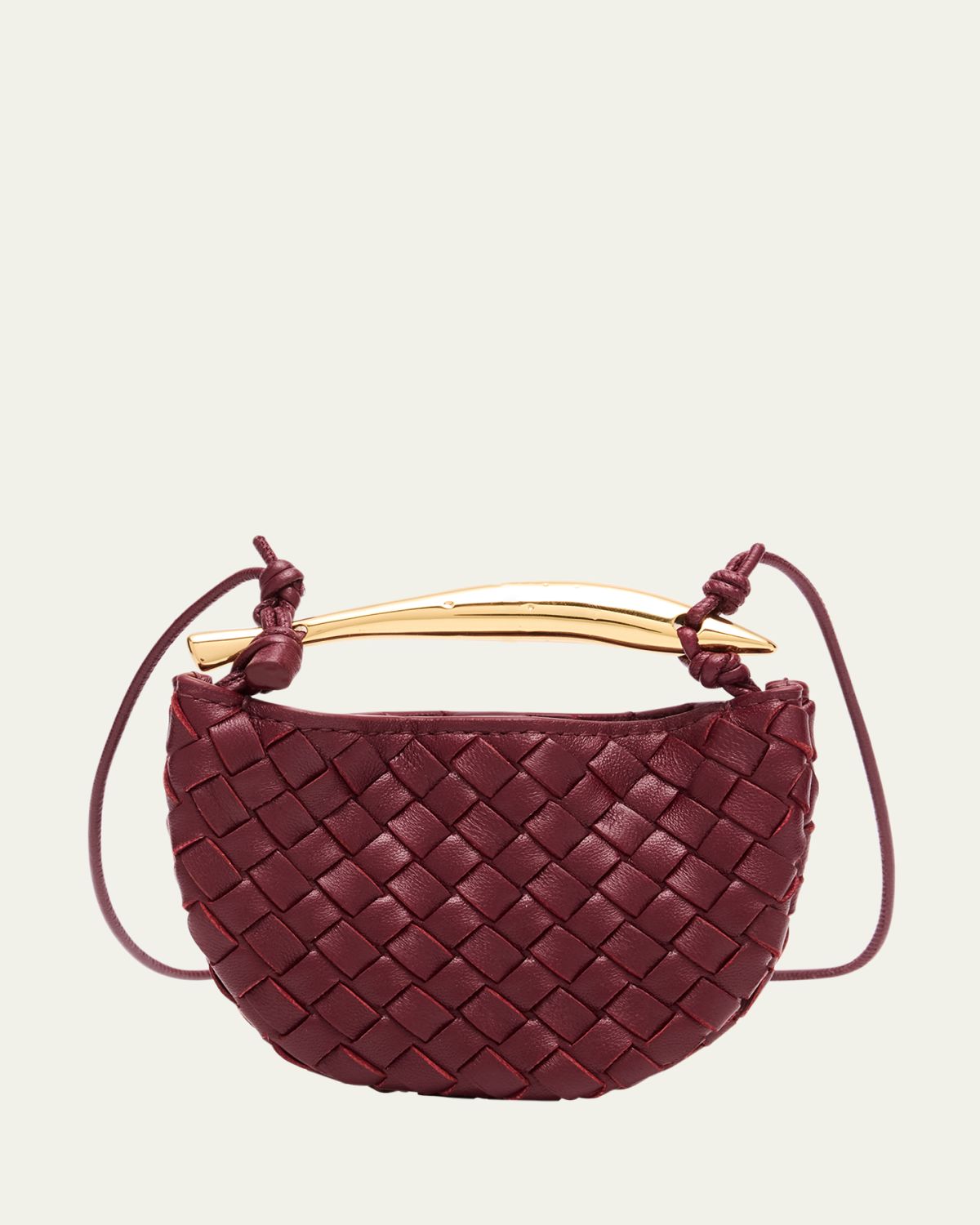 Bottega Veneta Sardine Leather Necklace Bag