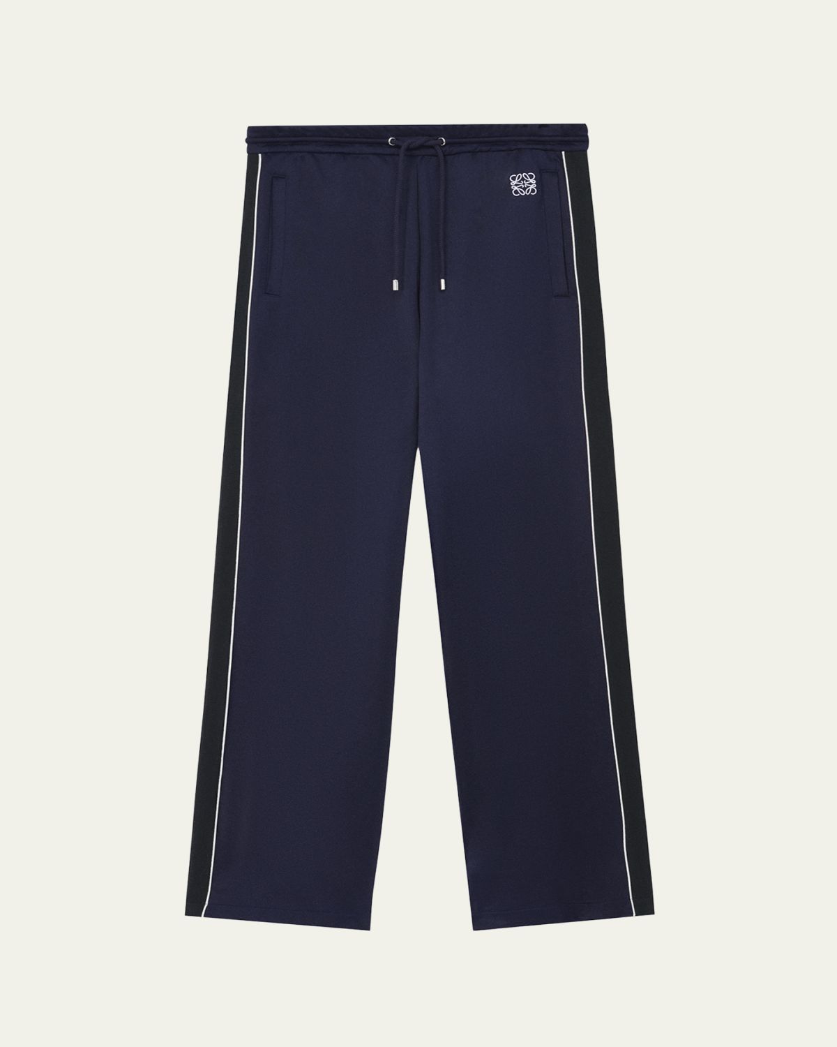 Loewe Men's Navy Technical Jersey Tracksuit Pants