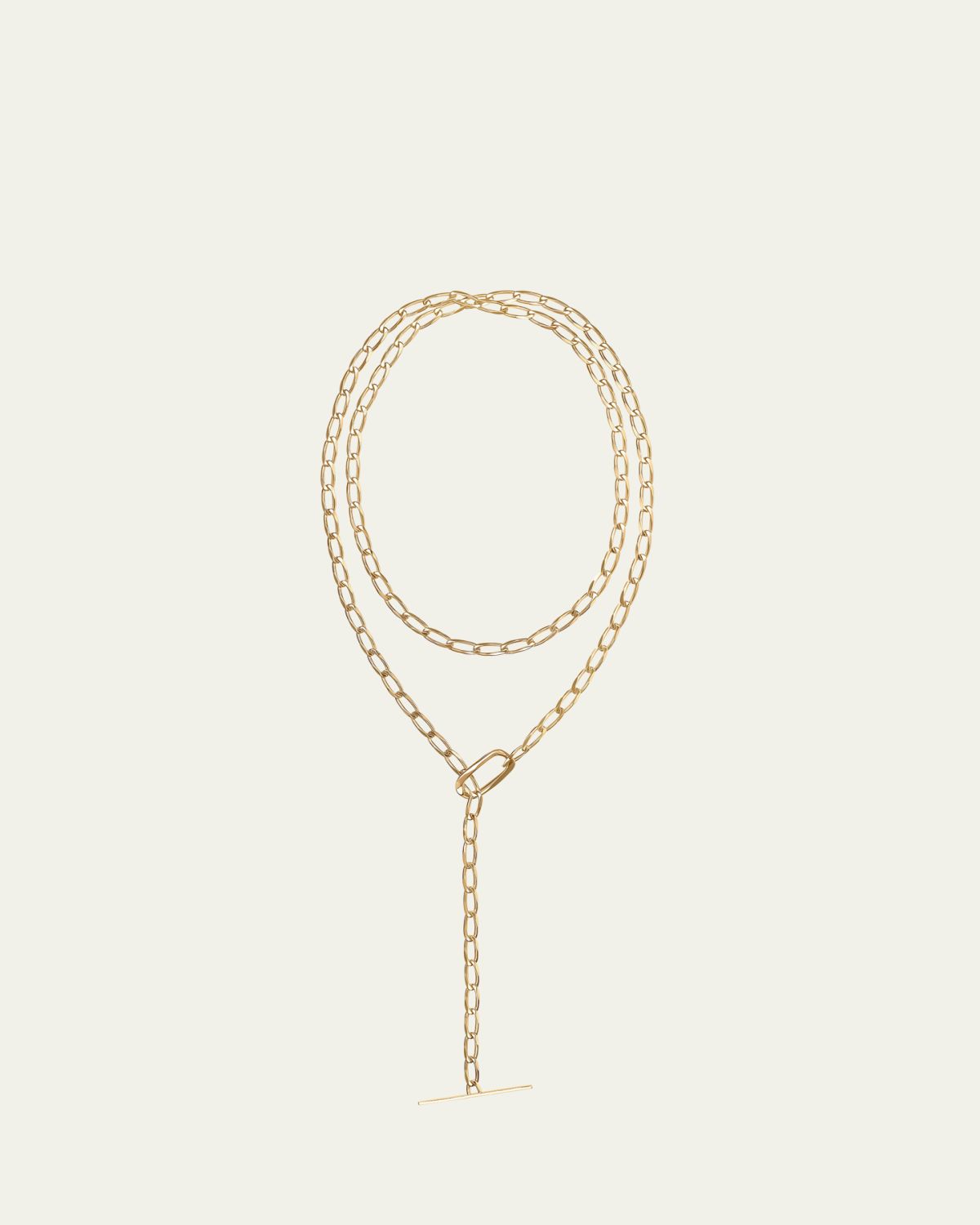 Lana 14K Yellow Gold Biography Wrap Toggle Lariat, 39"L