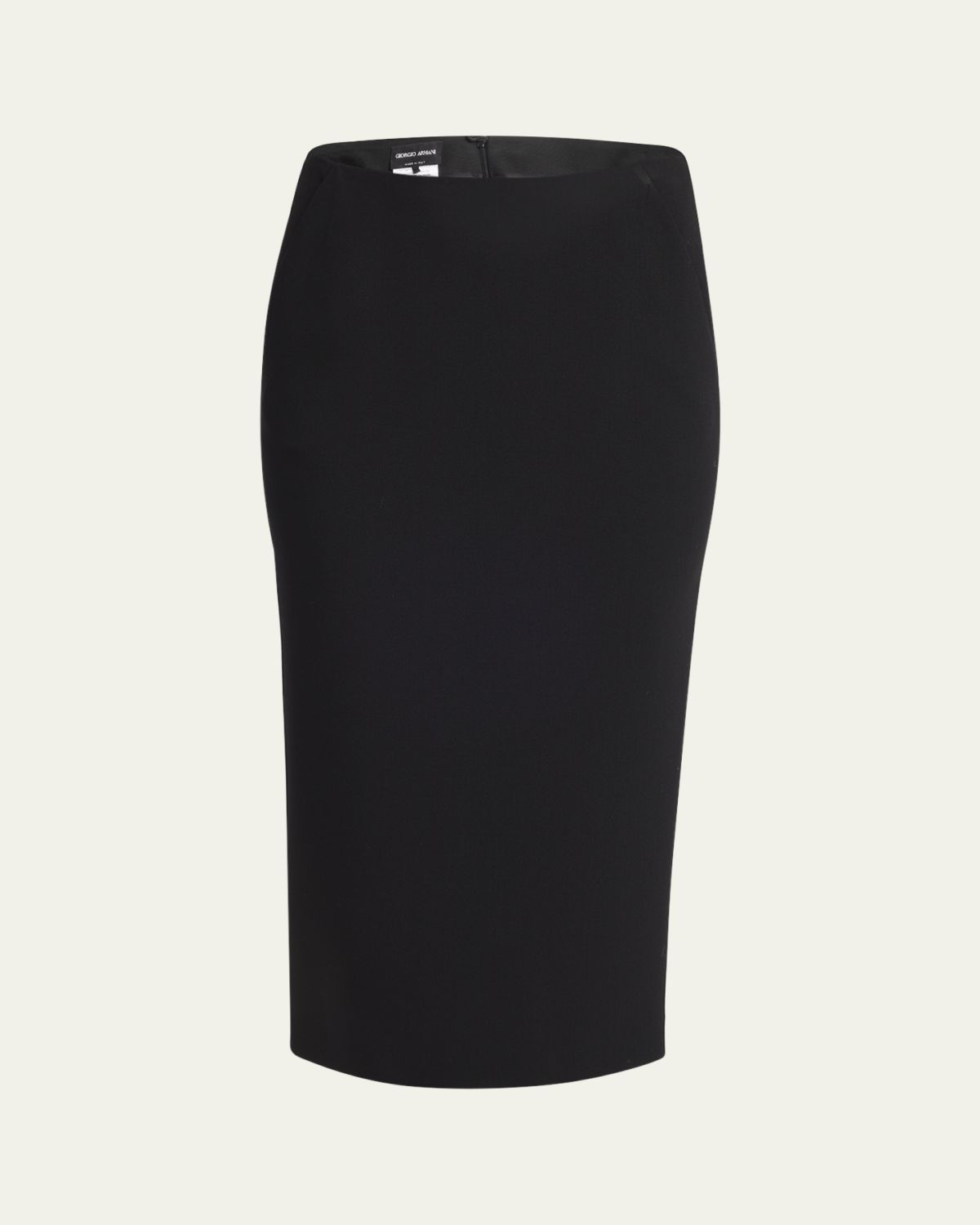 Giorgio Armani Stretch-Wool Pencil Skirt