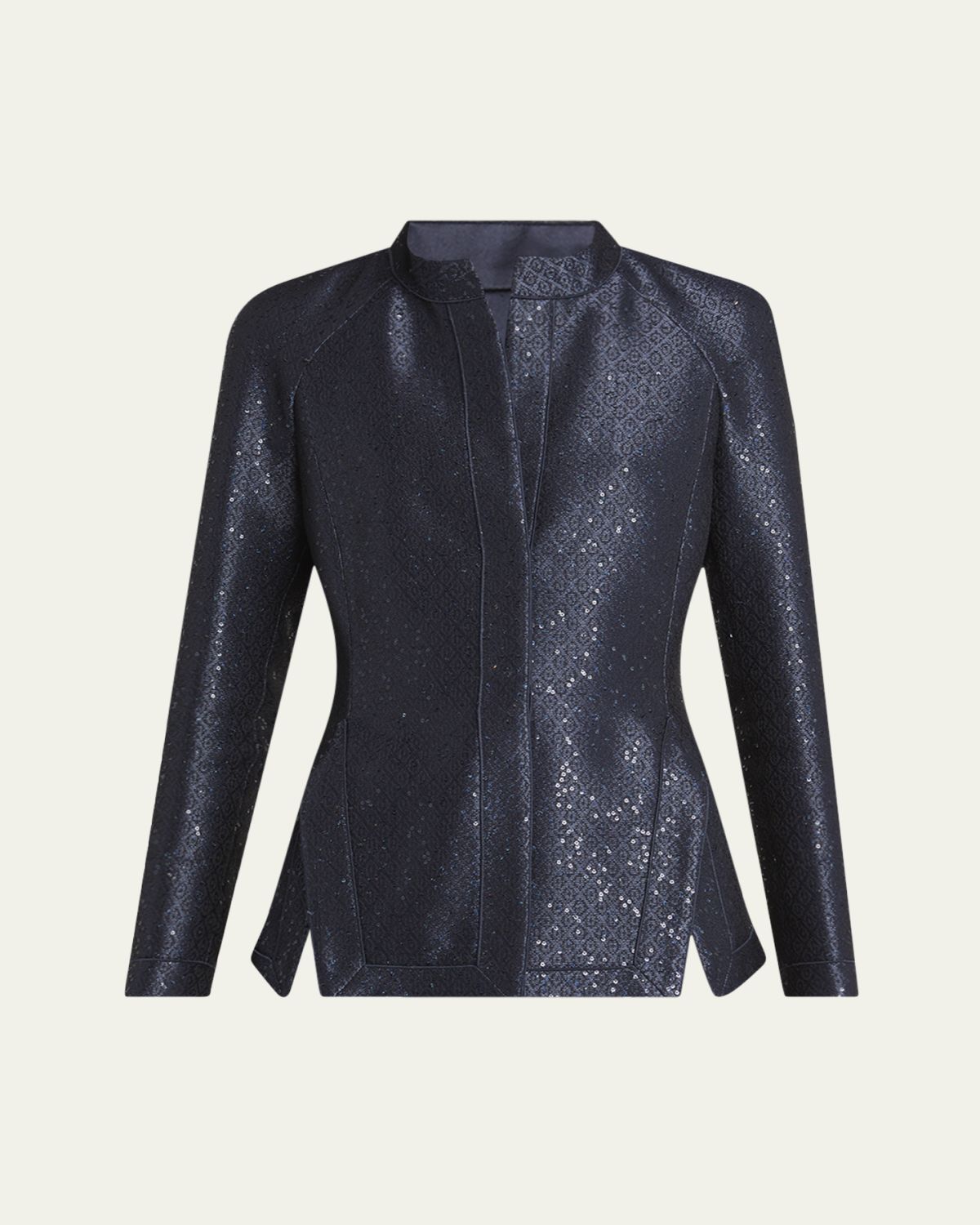 Giorgio Armani Sequin Jacquard Single-Breasted Evening Jacket | Thumbnail 6 Giorgio Armani Sequin Jacquard Single-Breasted Evening Jacket | Thumbnail 6