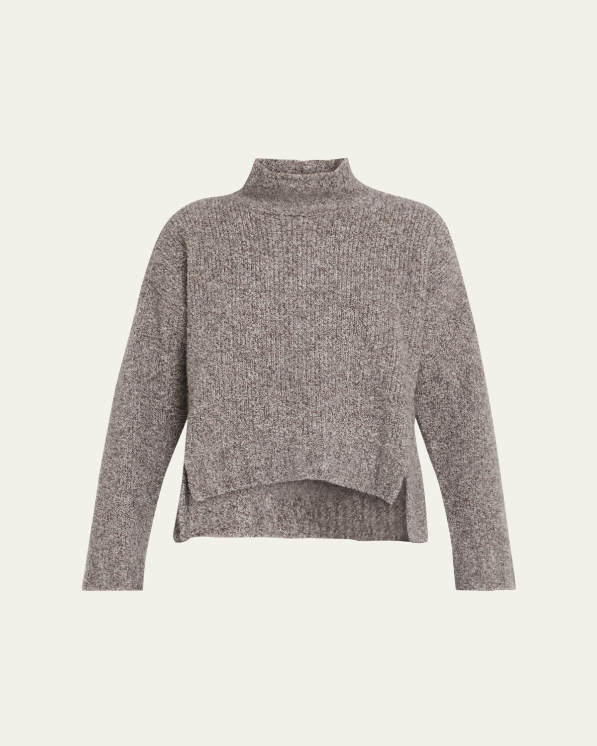 Giorgio Armani Cashmere-Silk Boucle Turtleneck Sweater