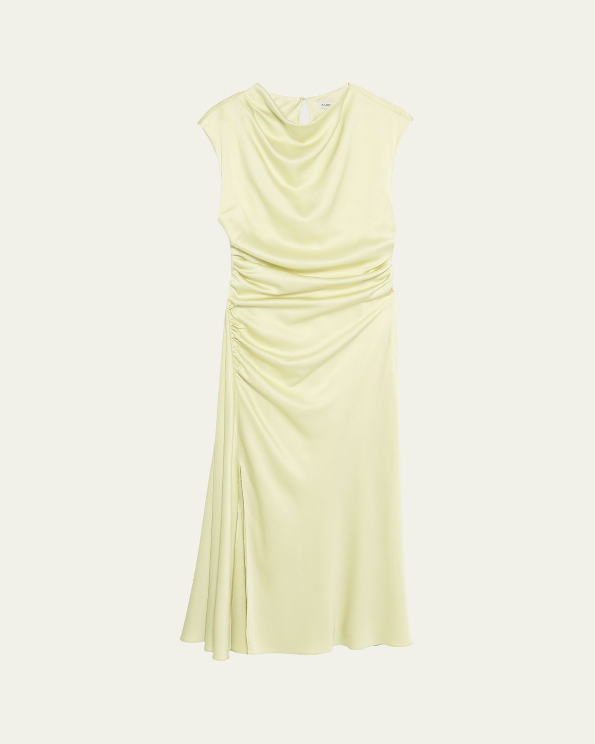 SIMKHAI Burke Draped Midi Dress