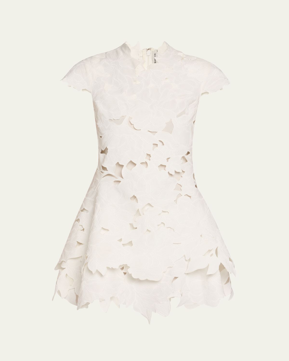 SIMKHAI Holloway Embroidered Mini Dress