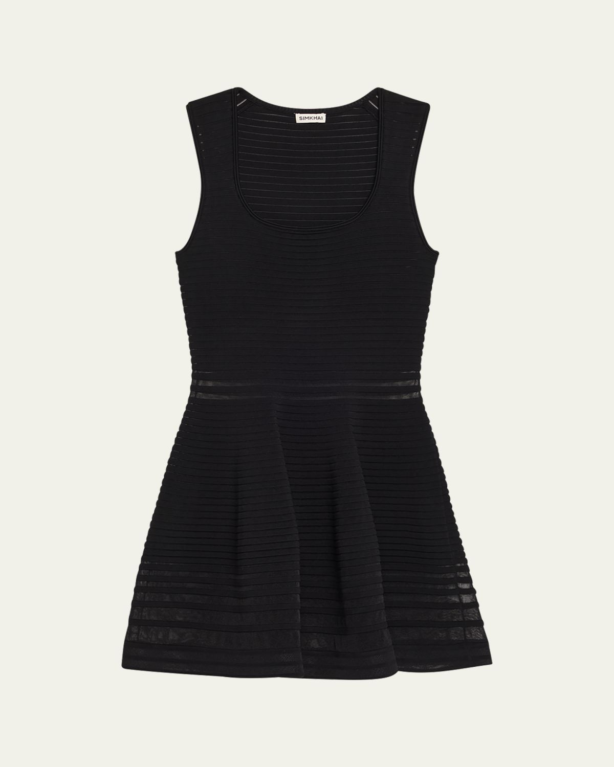 SIMKHAI Lottie Stripe Illusion Mini Dress | Thumbnail 6 SIMKHAI Lottie Stripe Illusion Mini Dress | Thumbnail 6