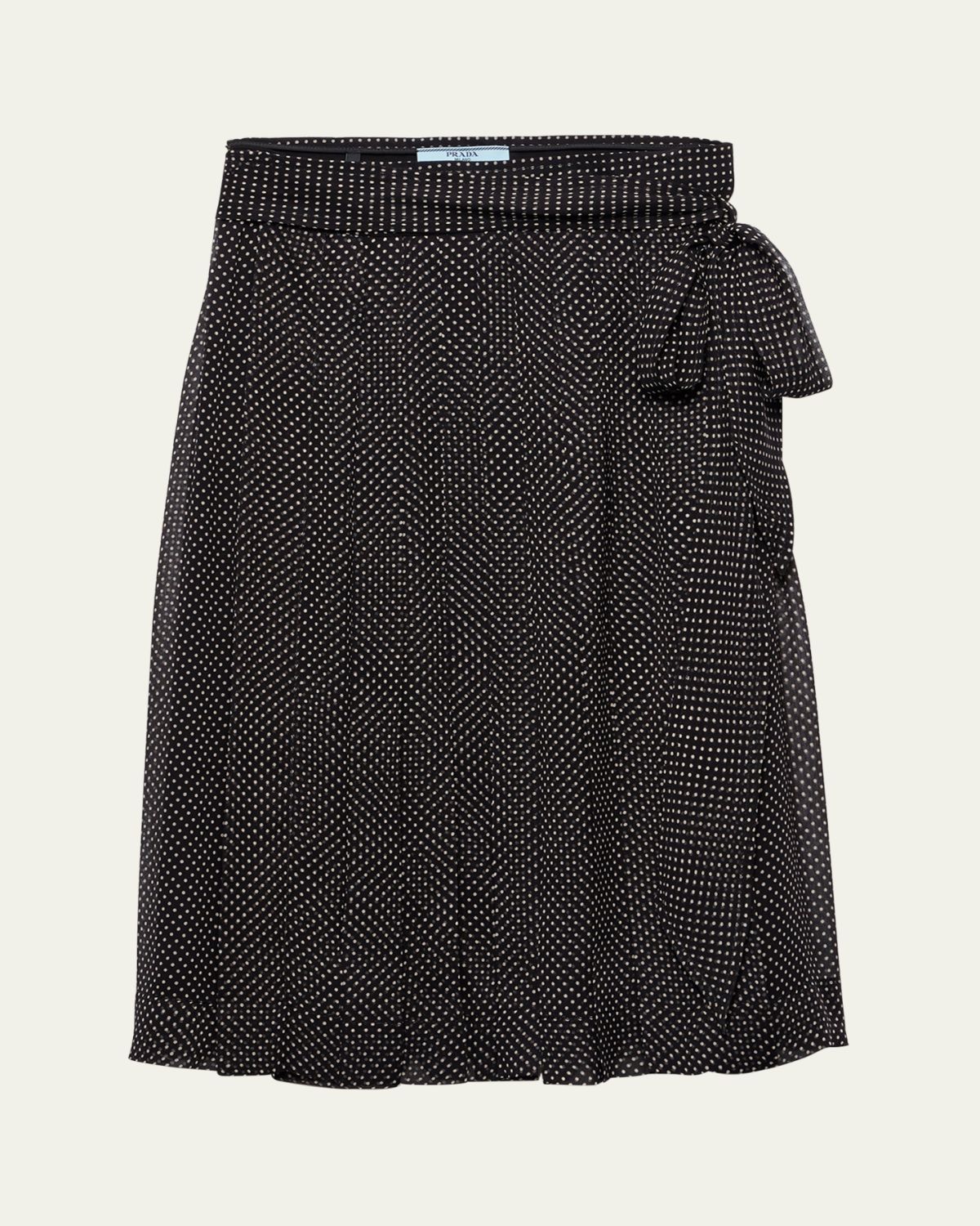 Prada Pleated Chiffon Printed Skirt | Thumbnail 6 Prada Pleated Chiffon Printed Skirt | Thumbnail 6